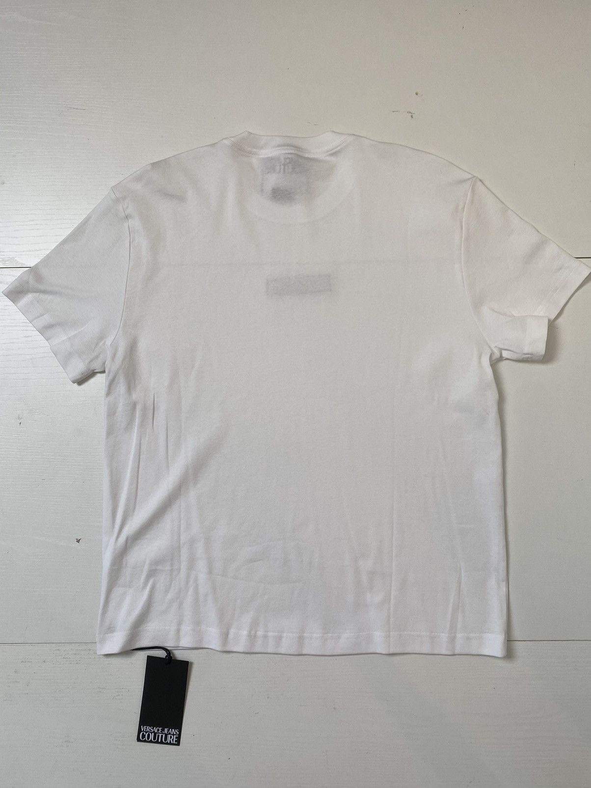 Versace Jeans Couture Versace Jeans Culture Logo Patch T-shirt, XL, white, new Size US XL / EU 56 / 4 - 10 Thumbnail