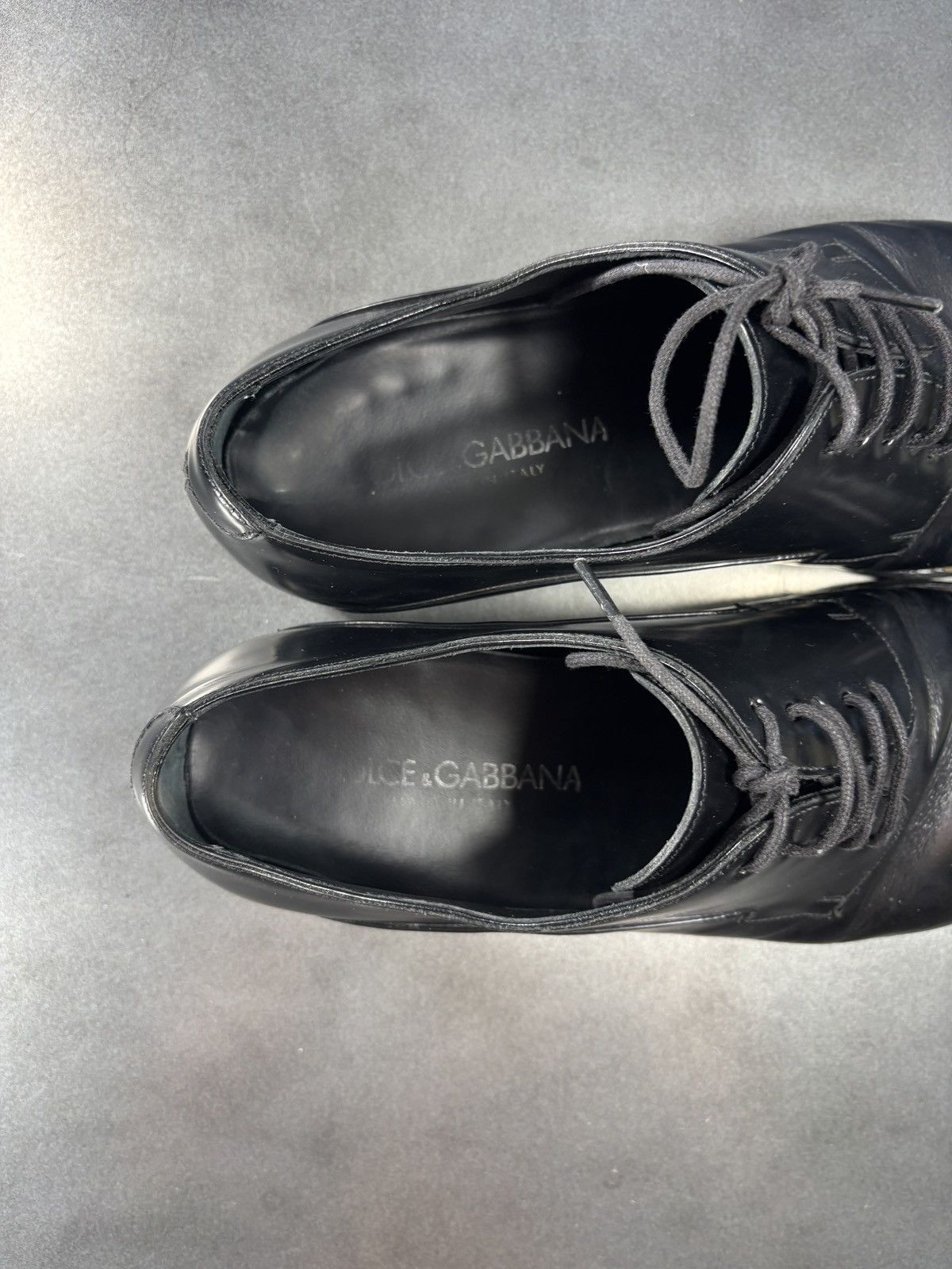 Dolce & Gabbana Vintage Dolce & Gabbana Patent Leather Pointed Toe Long 90s Size US 9.5 / EU 42-43 - 4 Thumbnail
