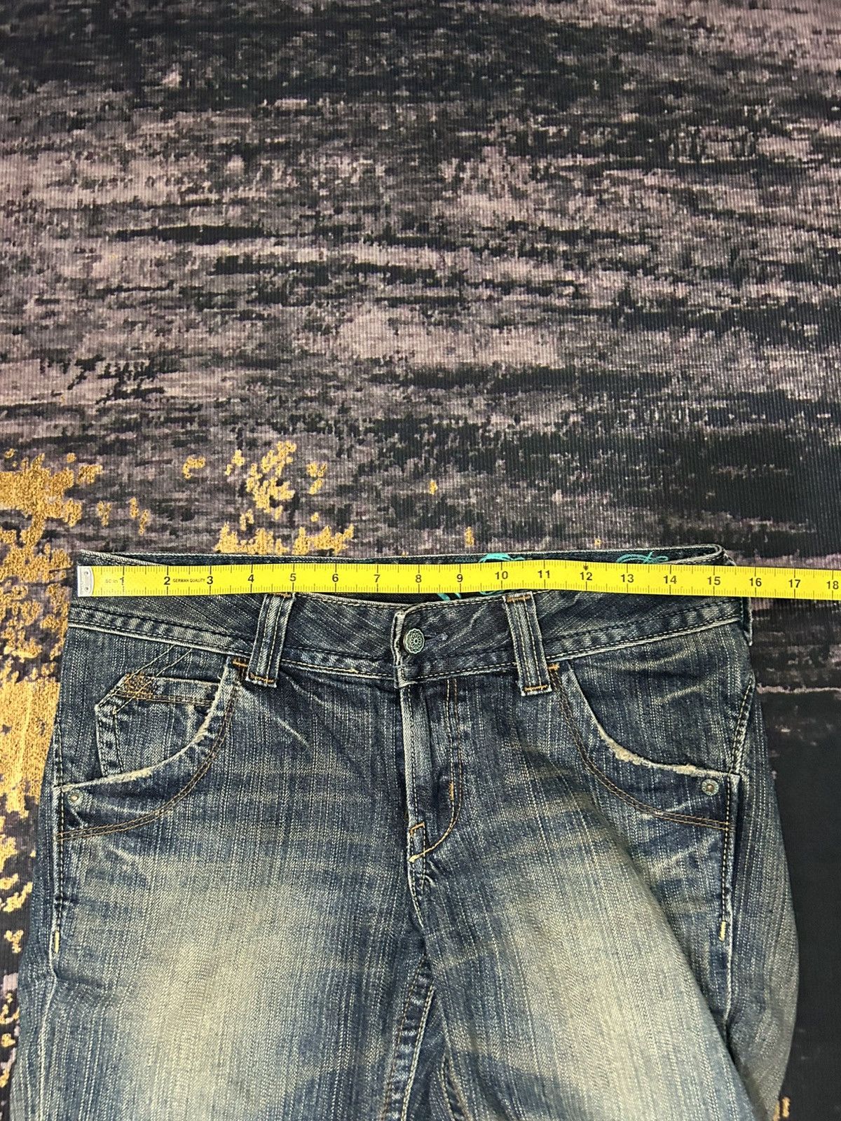 Japanese Brand Vintage Georgia Washed Flare Jeans Size US 30 / EU 46 - 14 Thumbnail