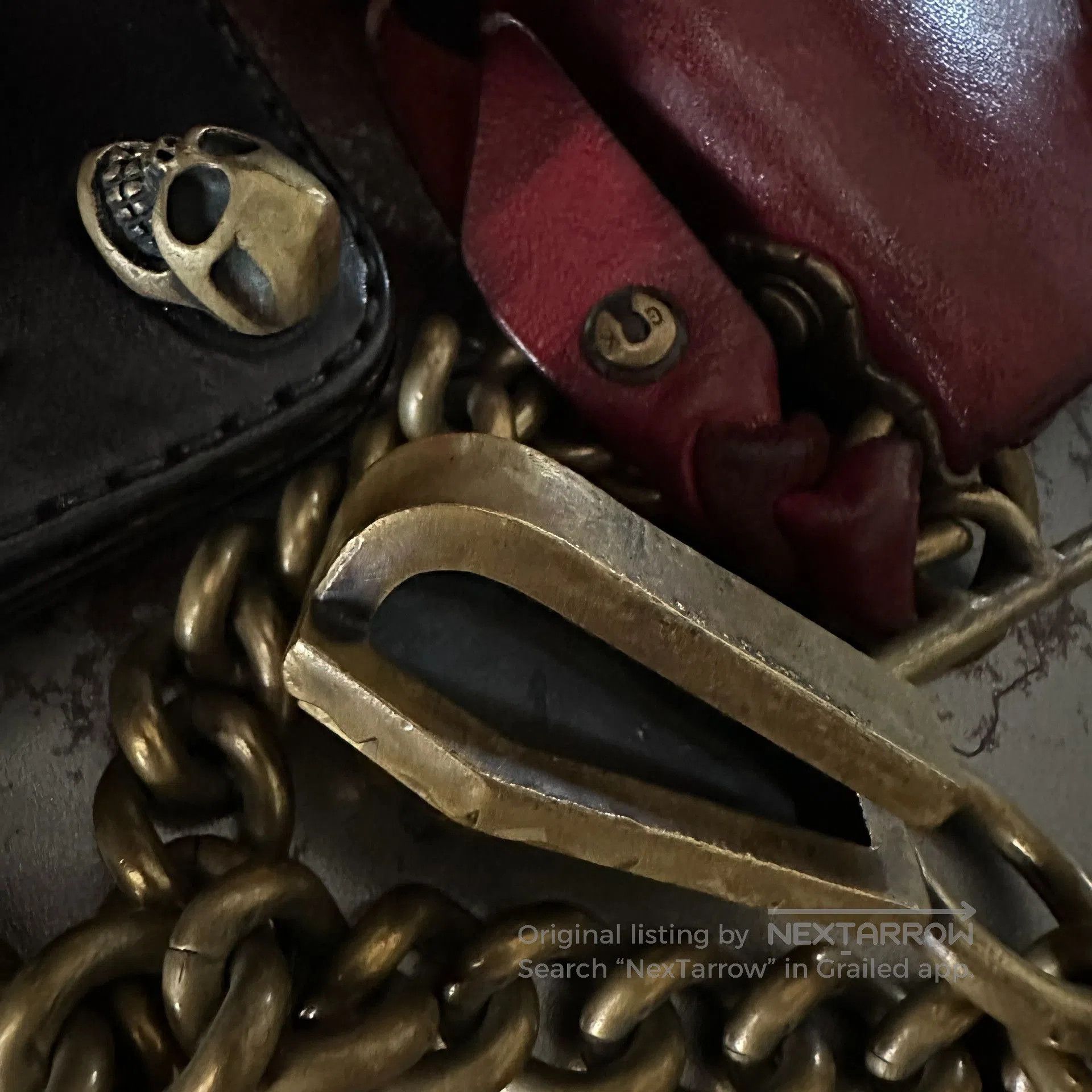 Other Gold Kid Brass Wallet with Chain. Size ONE SIZE - 6 Thumbnail