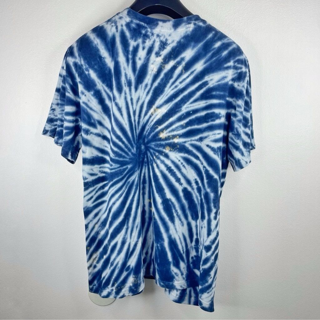 Eighty Eight EIGHTY EIGHT Men’s Blue Tie-dye T-shirt with Beanie Emoji M Size US M / EU 48-50 / 2 - 3 Thumbnail
