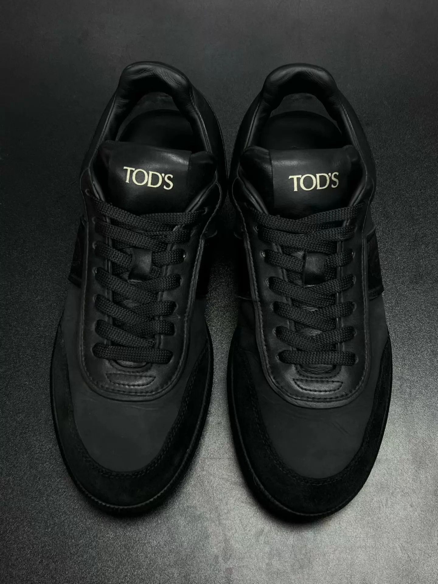 Tod's TOD'S color block low-top sneakers black 40 EU like new Size US 7 / EU 40 - 3 Thumbnail