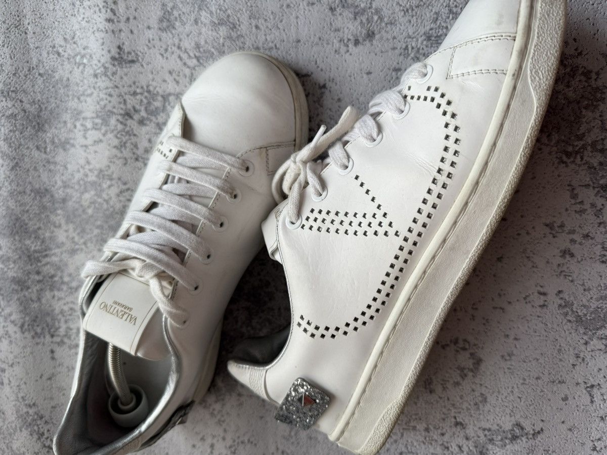 Valentino Valentino Garavani Vlogo Backnet Rockstud Leather Shoes Size US 9 / IT 39 - 12 Thumbnail