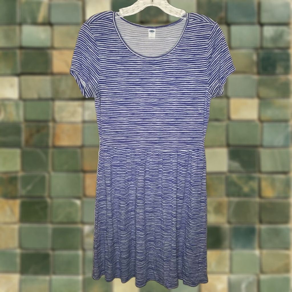 Old Navy Old Navy Striped Maxi Dress Womens Small Blue Size S / US 4 / IT 40 - 1 Thumbnail
