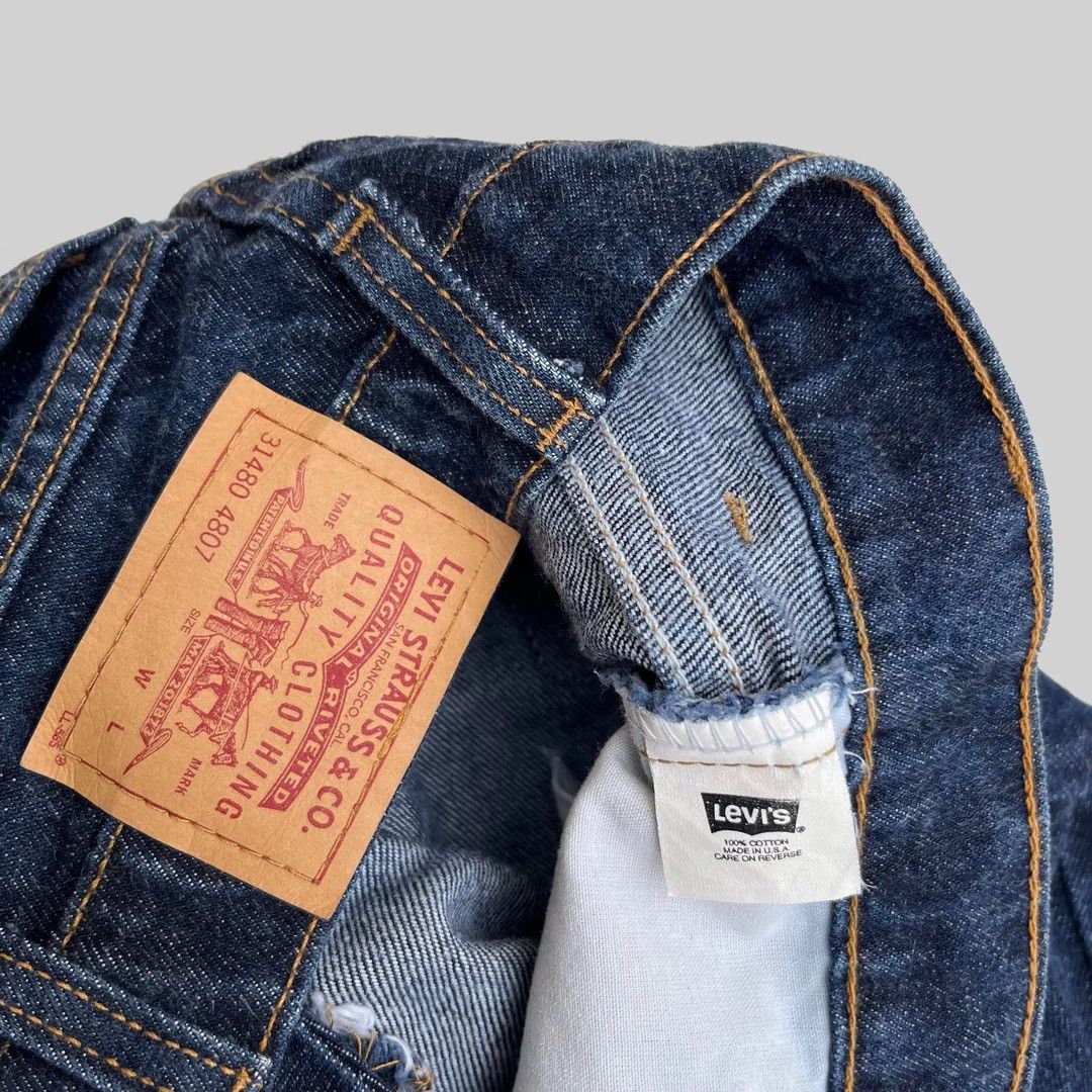 Levi's × Vintage Levi’s 1980 80s 614 Vintage USA Made Straight Denim Jeans Size 24" / US 00 / IT 34 - 6 Thumbnail