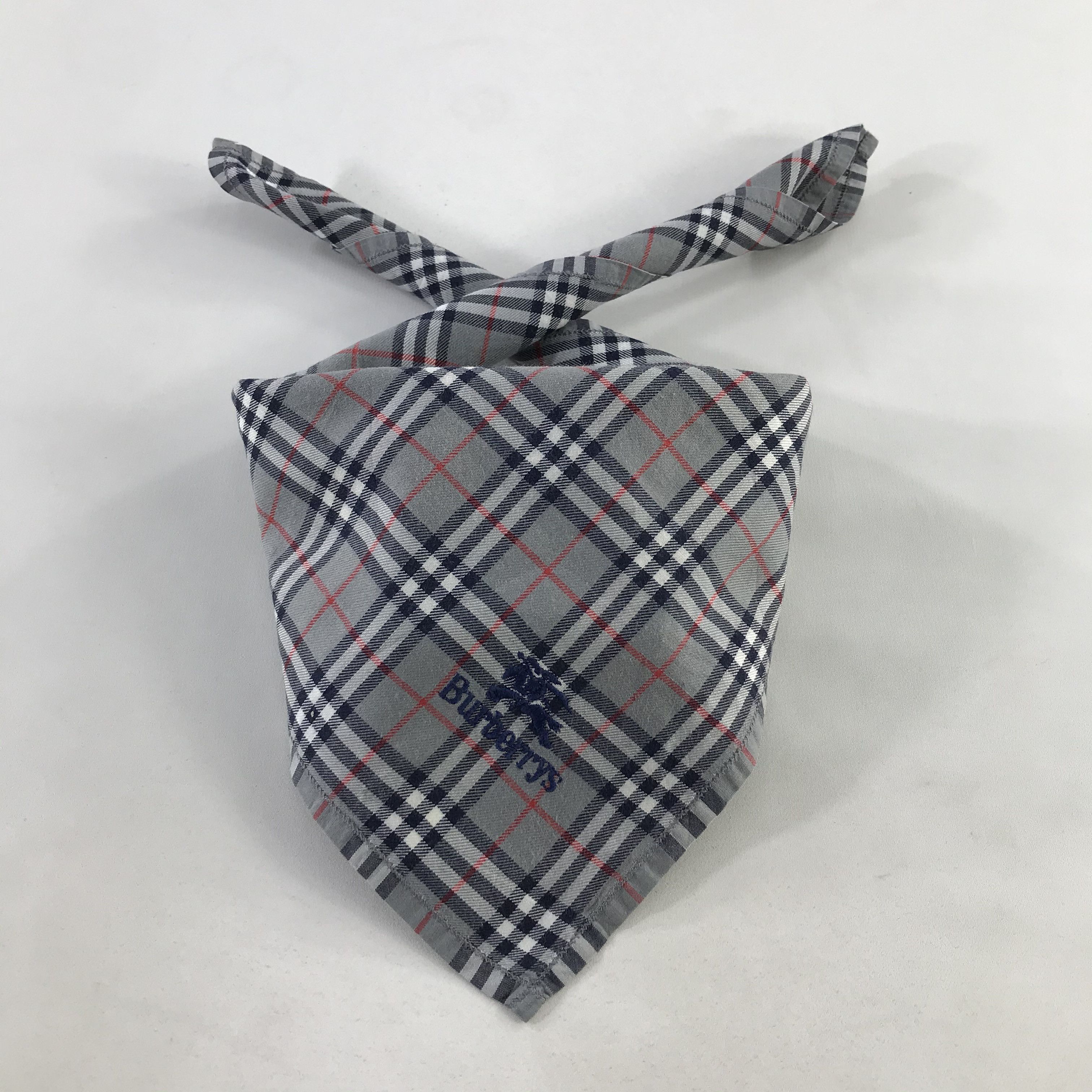 Burberry × Vintage Burberry Bandana / Handkerchief / Neckerchief - S1041 Size ONE SIZE - 3 Thumbnail