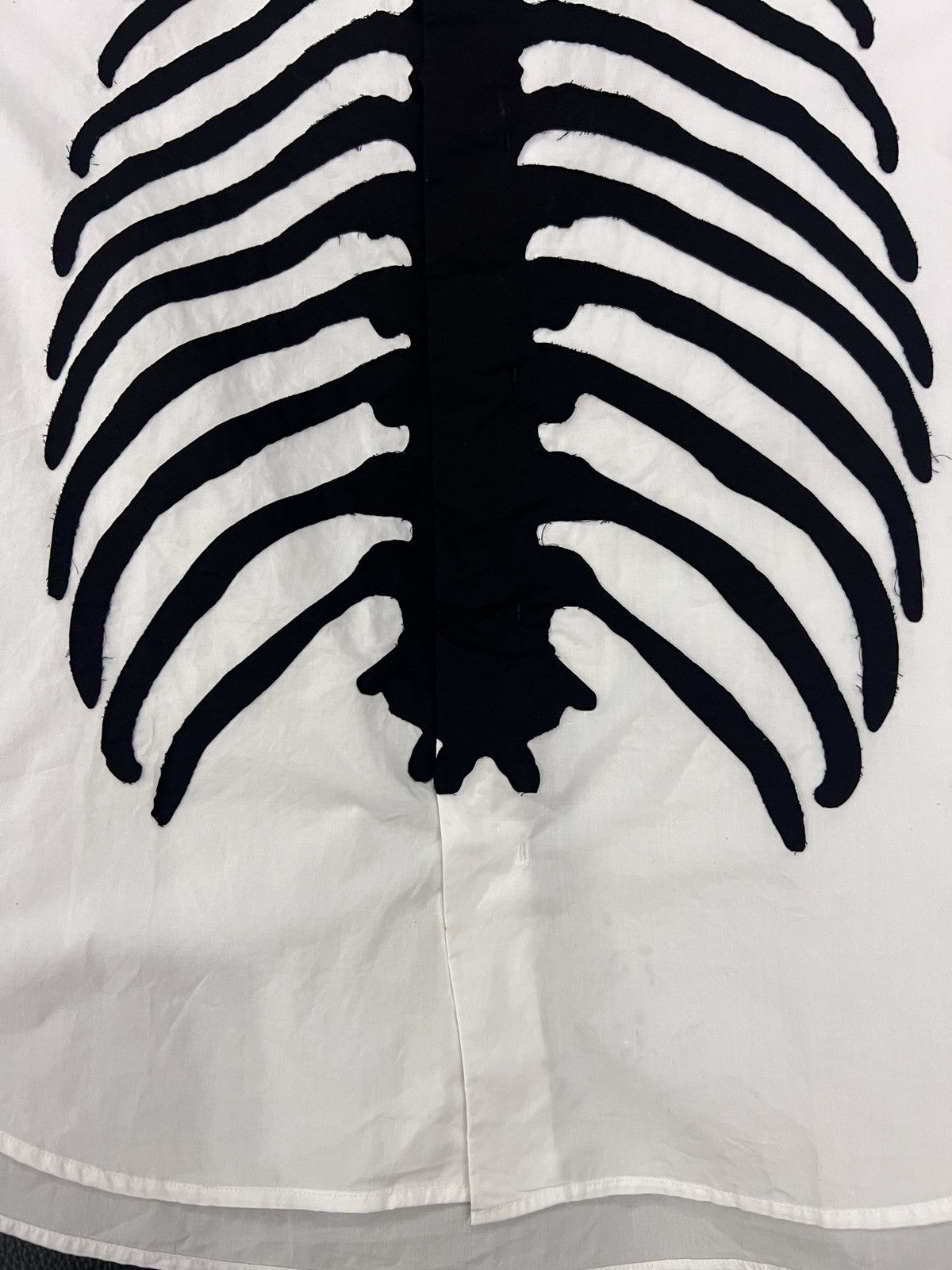 Undercover Undercover AW13 Skeleton Rib Patch Shirt Size US S / EU 44-46 / 1 - 8 Thumbnail