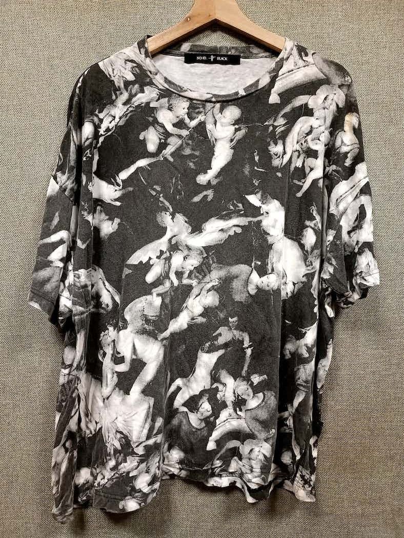 NO ID t shirt no id black over print made in japan Size US XXL / EU 58 / 5 - 1 Thumbnail