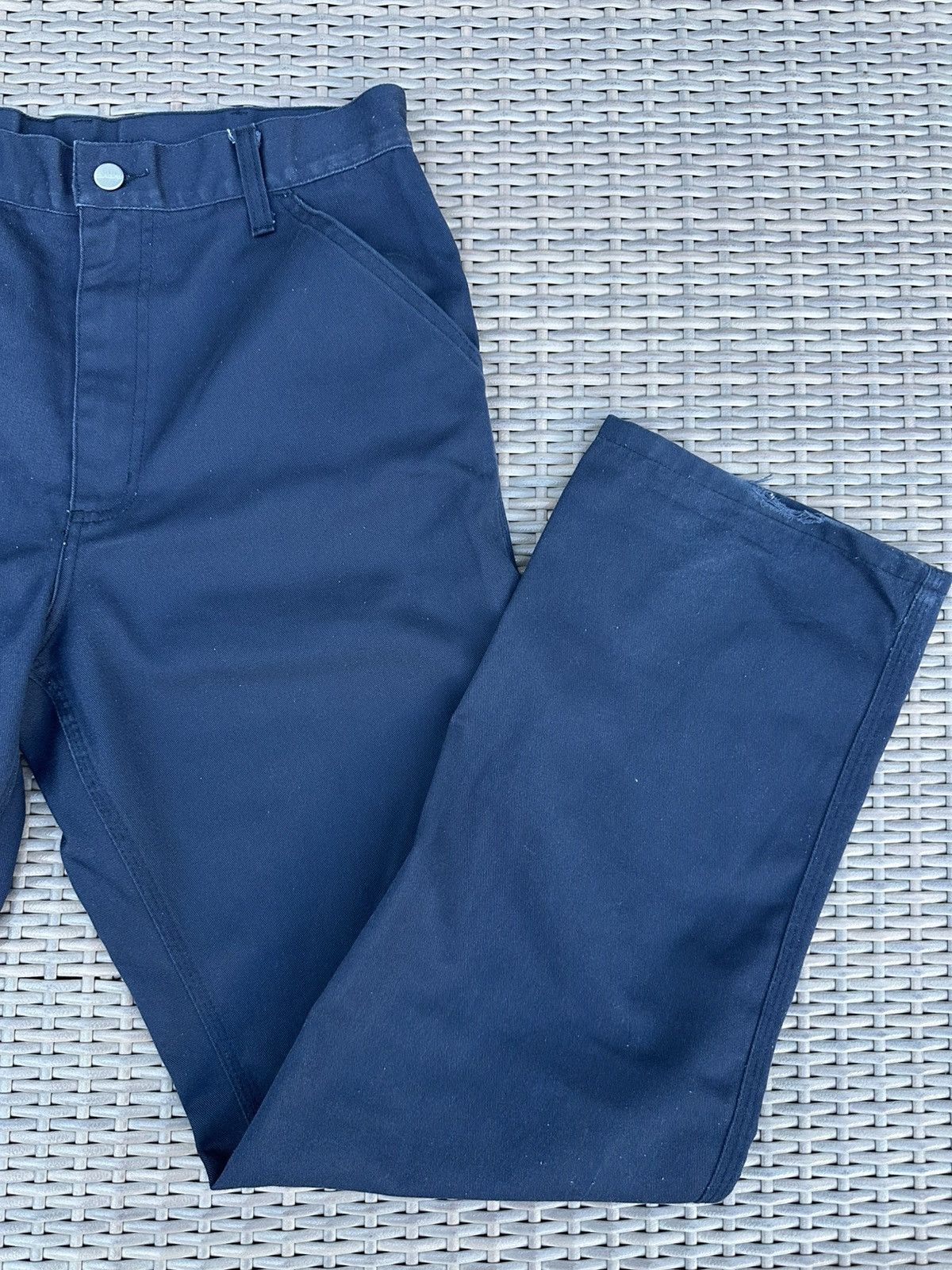 Carhartt Carhartt Simple Pant Navy Blue (31x32) Size US 31 - 3 Thumbnail