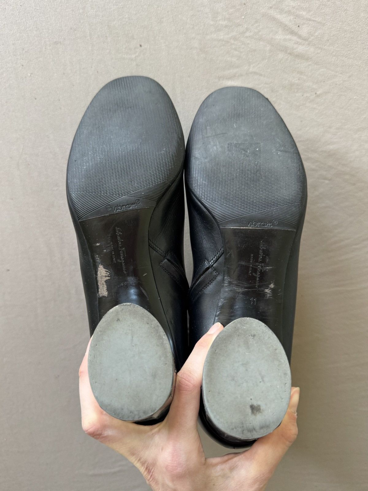Salvatore Ferragamo Salvatore Ferragamo Florrie block-heel ankle boots Size US 11 / IT 41 - 5 Thumbnail