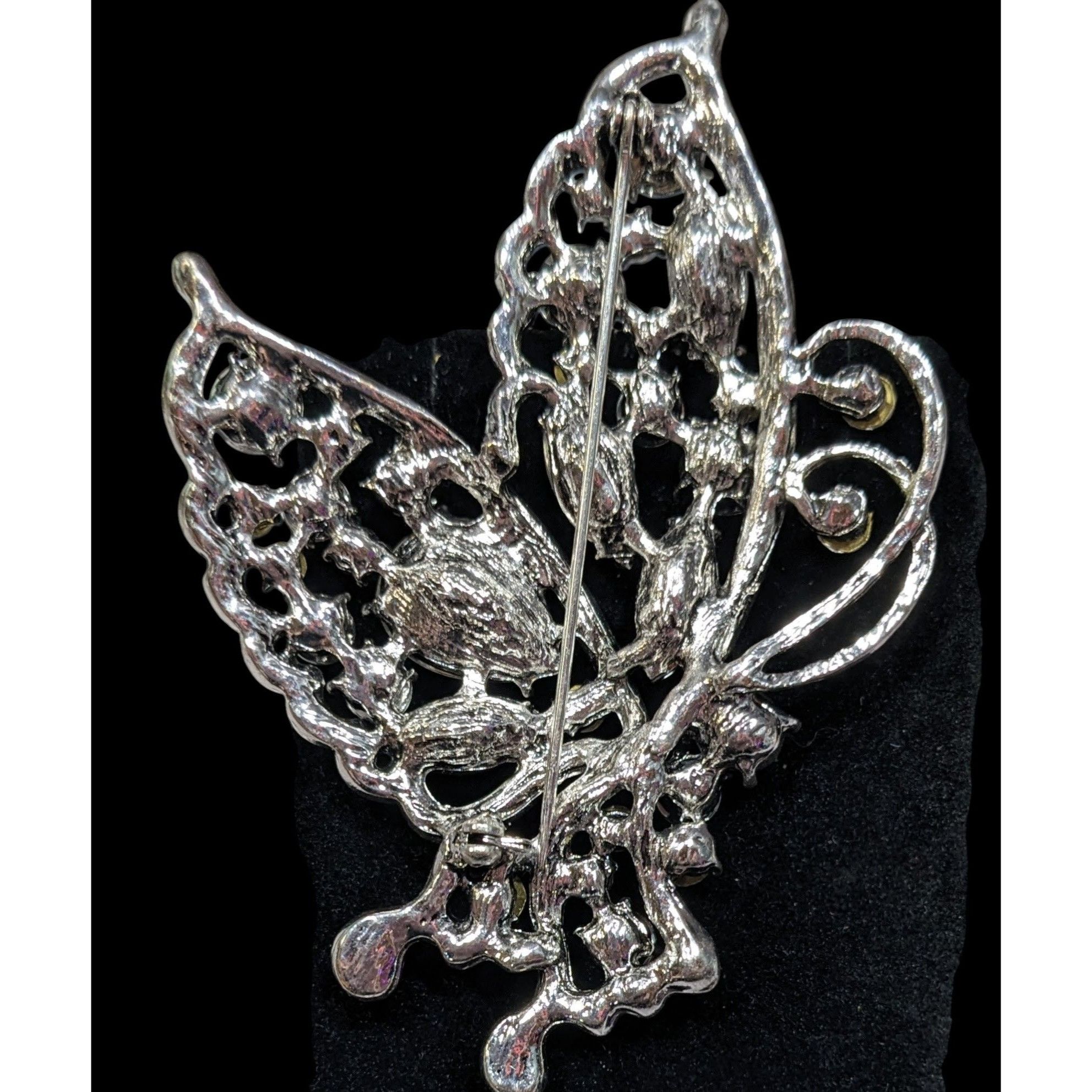 Other Fairycore Glam Large Embellished Butterfly Brooch Size ONE SIZE - 2 Thumbnail