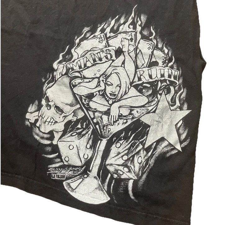 Famous Stars And Straps × Vintage Y2K Convicted Clothing Old Folsom Prison Art Tee Shirt Size US XL / EU 56 / 4 - 2 Thumbnail