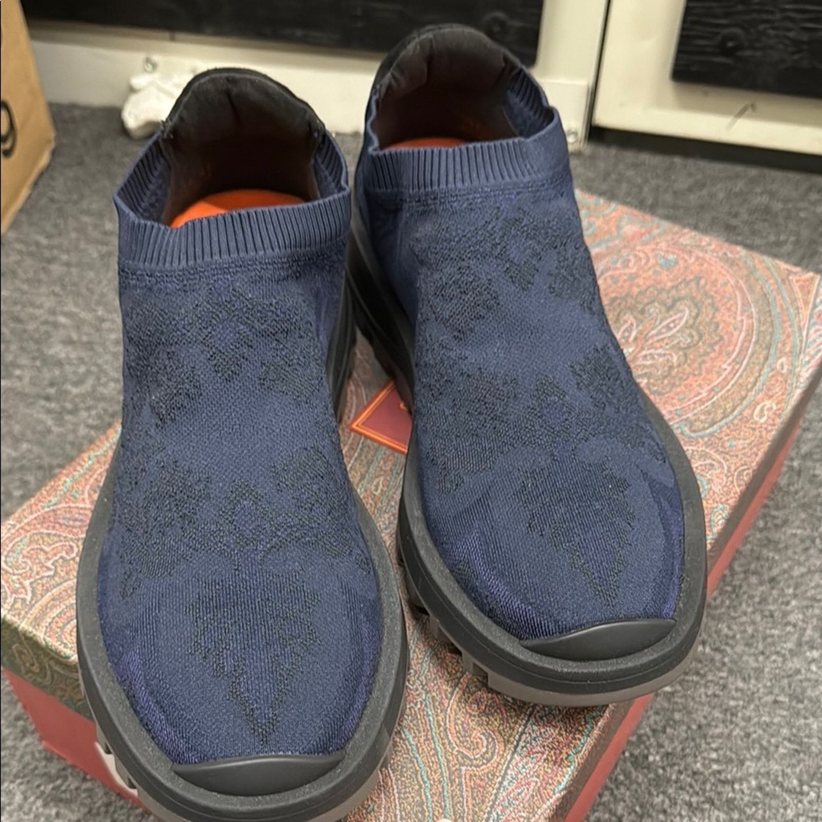 Etro NWT Etro Men's Blue Slip-On Shoes Size 41 US 8 Size US 8 / EU 41 - 2 Thumbnail
