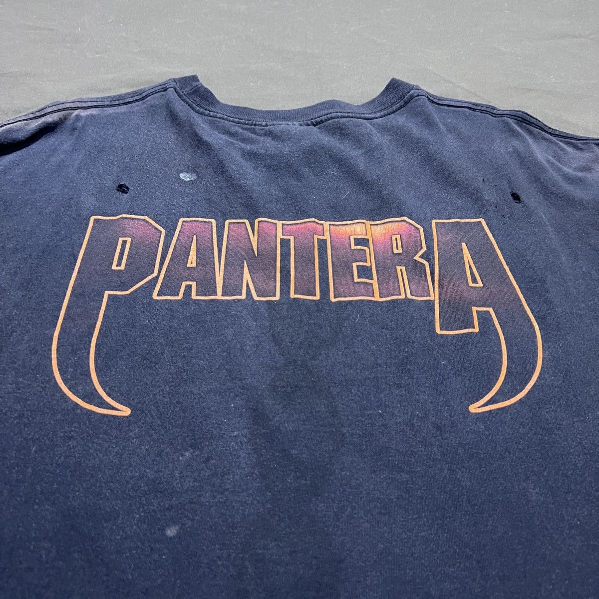 Band Tees Vintage Y2K Pantera Thrashed Faded Tee 2XL Groove metal Size US XXL / EU 58 / 5 - 14 Thumbnail