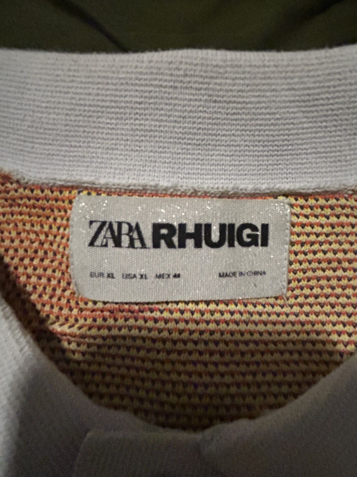 Zara Zara x Rhuigi Knit Jacquard Polo Size US XL / EU 56 / 4 - 4 Thumbnail