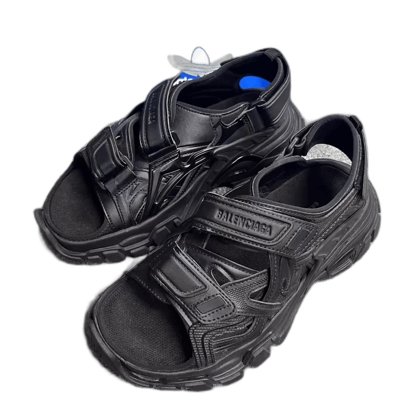 Balenciaga Balenciaga Black Track 2.0 Sandals Size US 5.5 / EU 38 - 1 Thumbnail