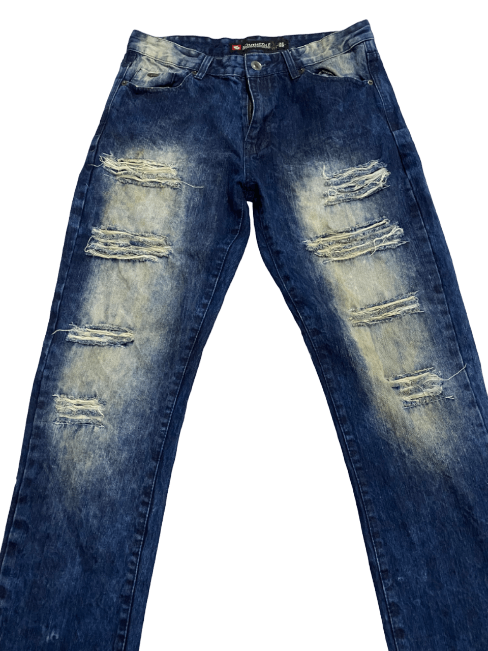 Southpole Rare Southpole Distressed Ripped Denim Jeans Size US 34 / EU 50 - 3 Thumbnail