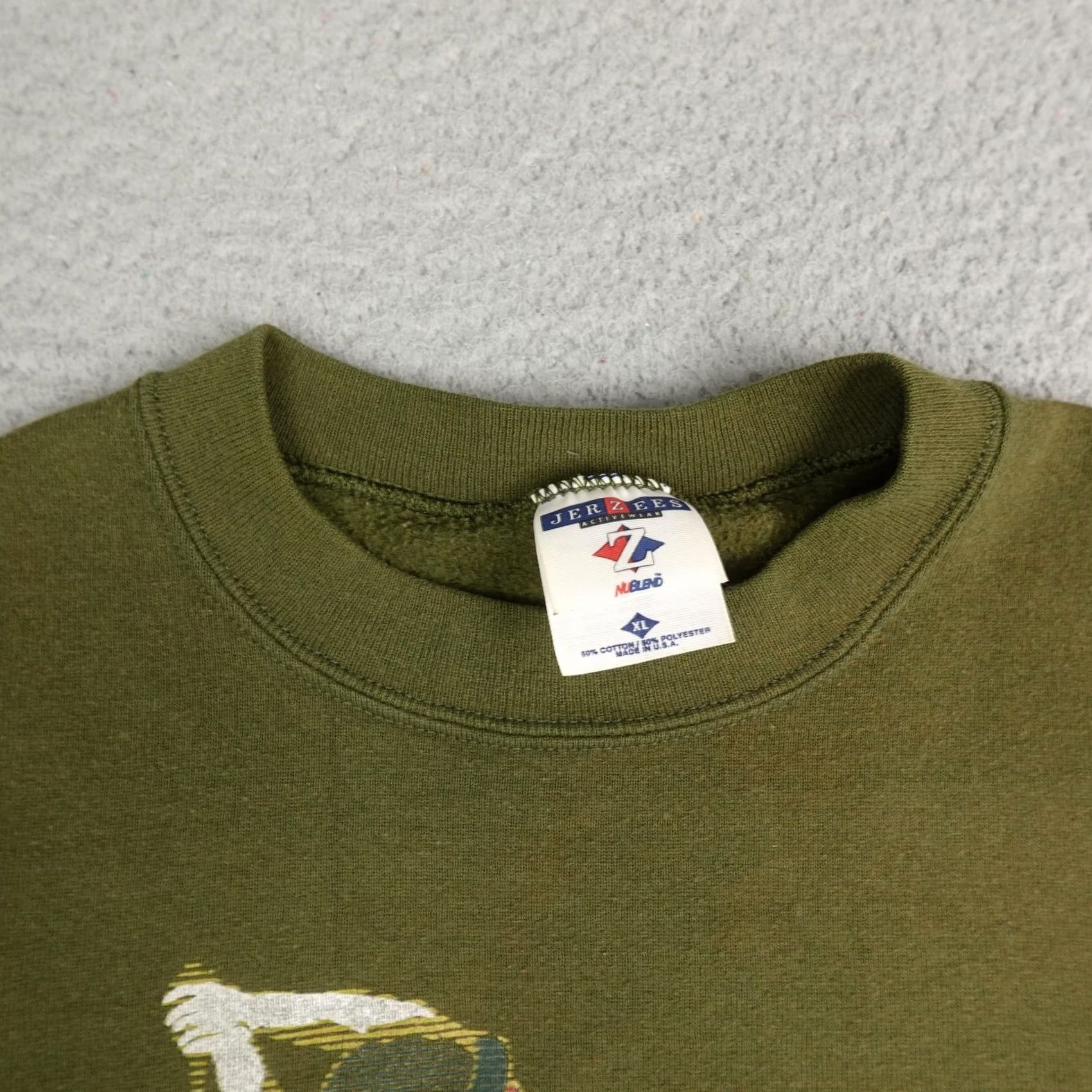 Jerzees VINTAGE Jerzees Sweatshirt Mens XL Green Golf Graphic Fleece Crewneck USA 90s Size US XL / EU 56 / 4 - 5 Thumbnail