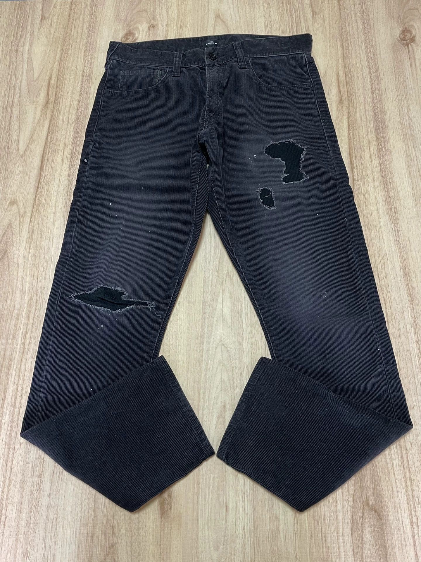Vanquish Black Ripped Denim Jeans Size 32 Size US 32 / EU 48 - 3 Thumbnail