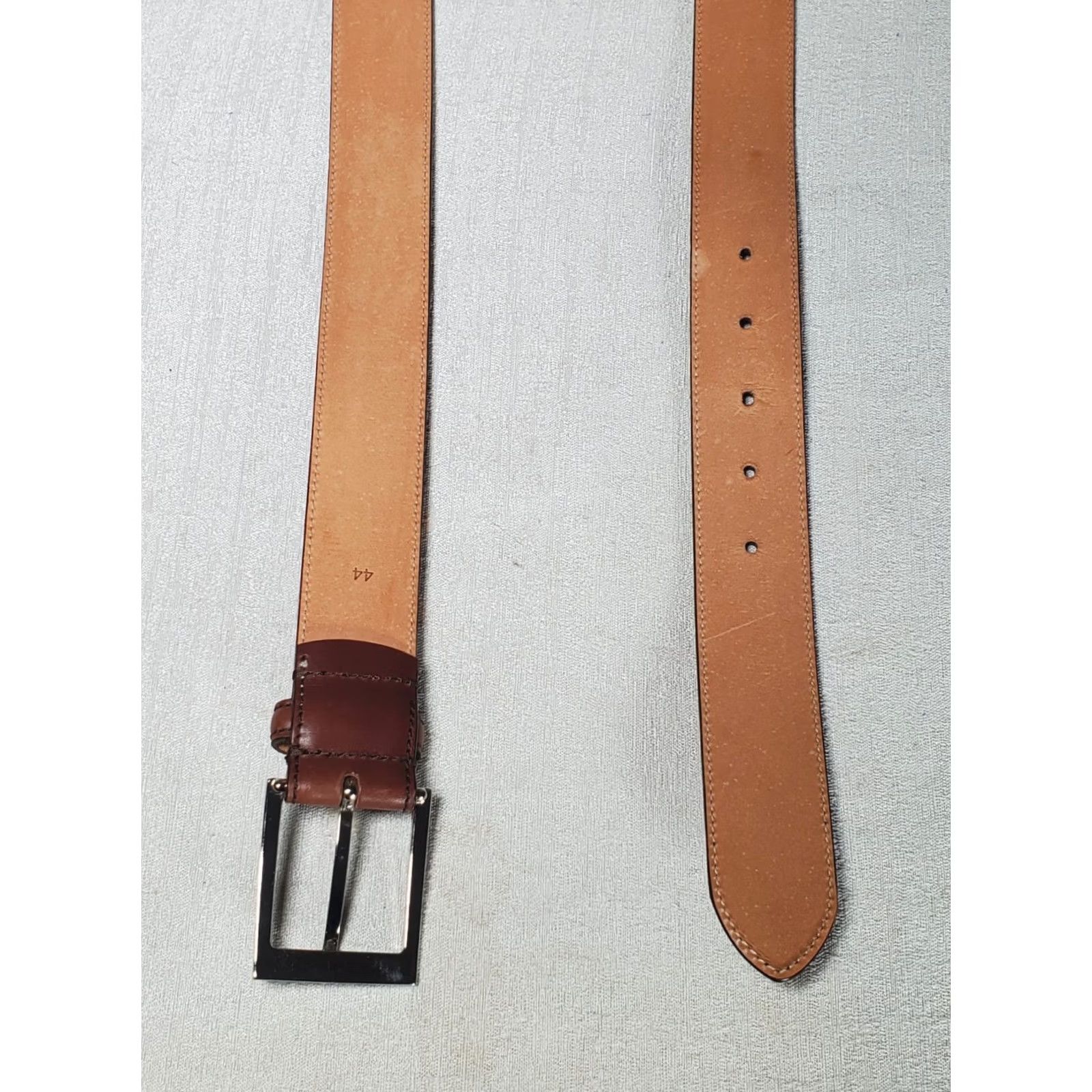 To Boot New York To Boot New York Dress Mens 44 Brown Adam Derrick Leather Belt Parma Tek Italy Men Size 44 - 6 Thumbnail