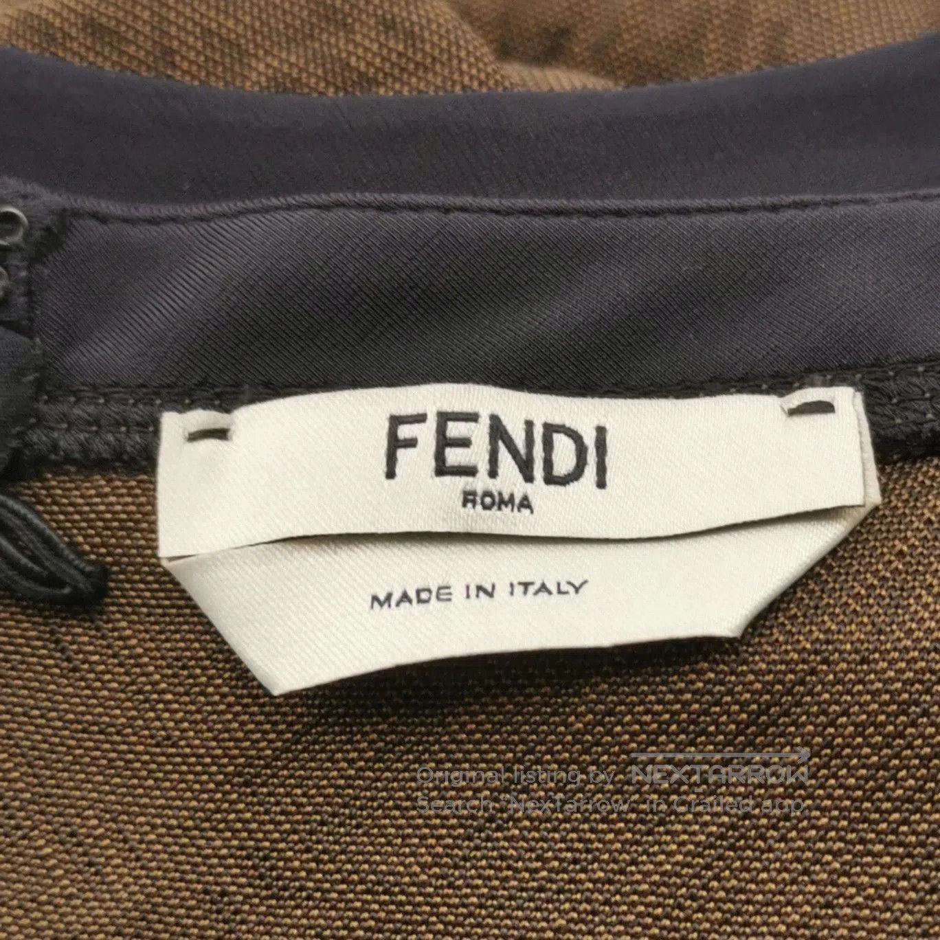 Fendi Fendi Double F Monogram Crew Neck Dress M. Size M / US 6-8 / IT 42-44 - 3 Thumbnail