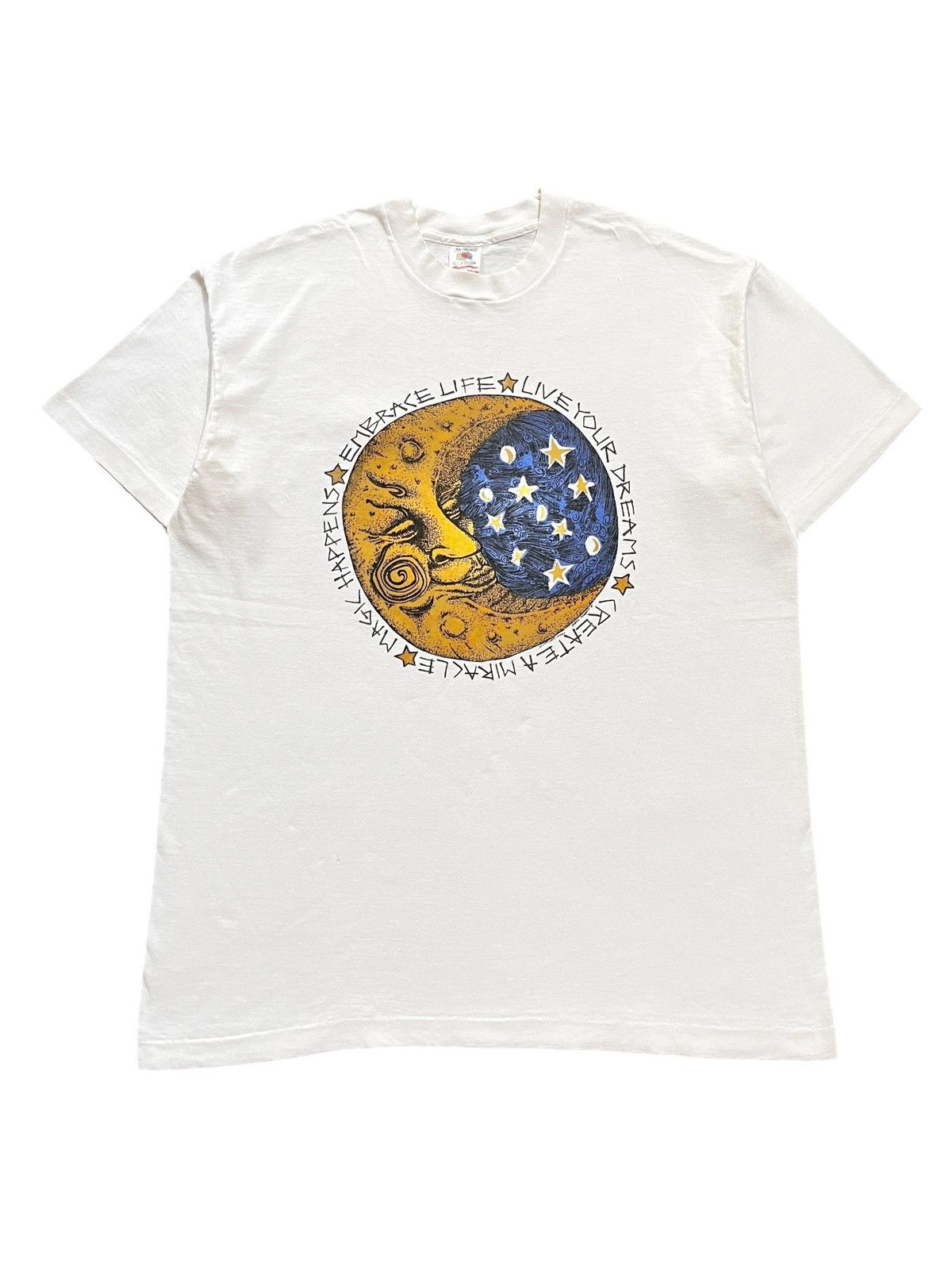 Vintage 1990s Embrace Life Art Tees Size US XL / EU 56 / 4 - 1 Thumbnail