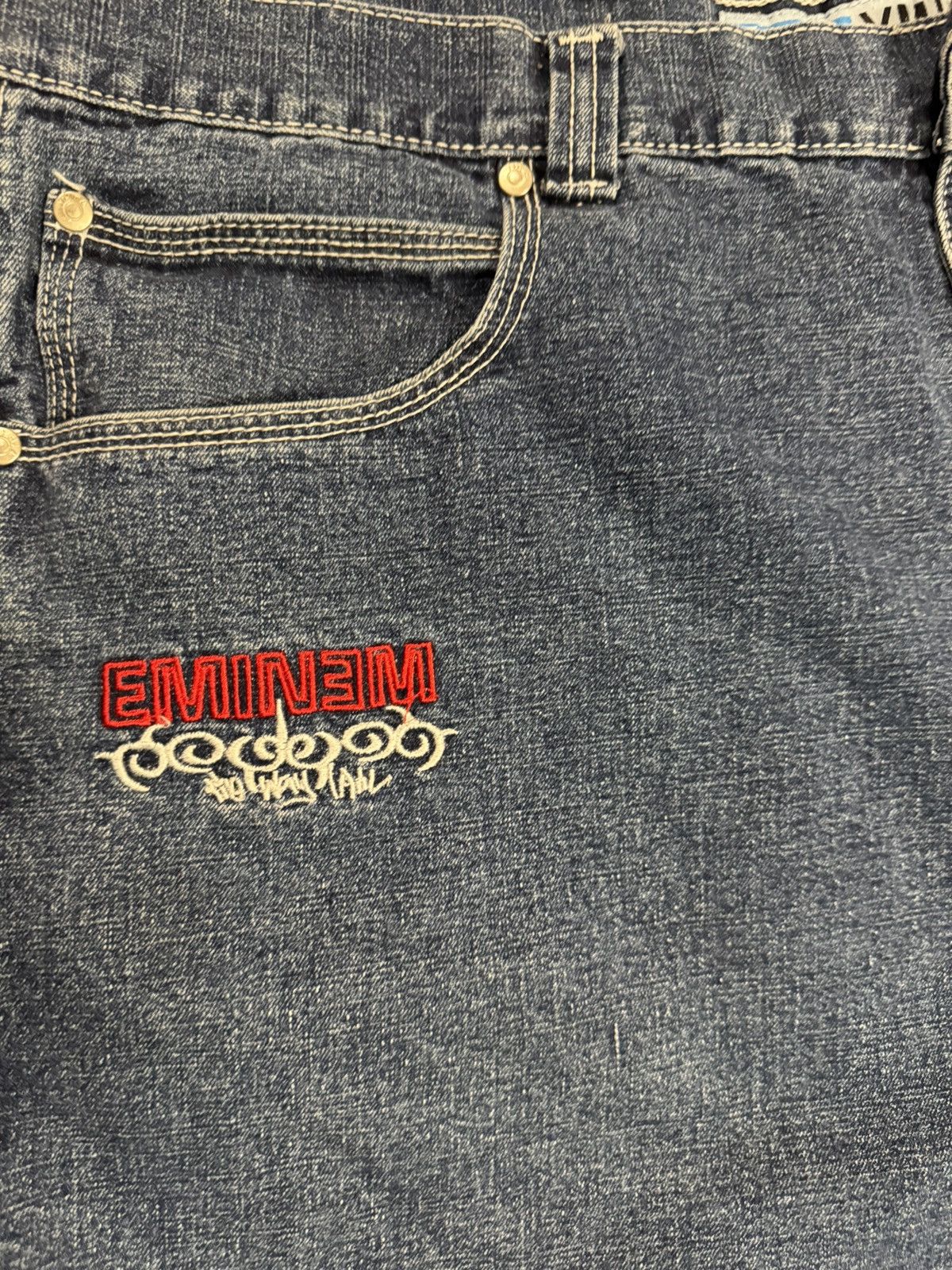 Eminem Vintage Eminem embroidered jorts Size US 42 / EU 58 - 3 Thumbnail