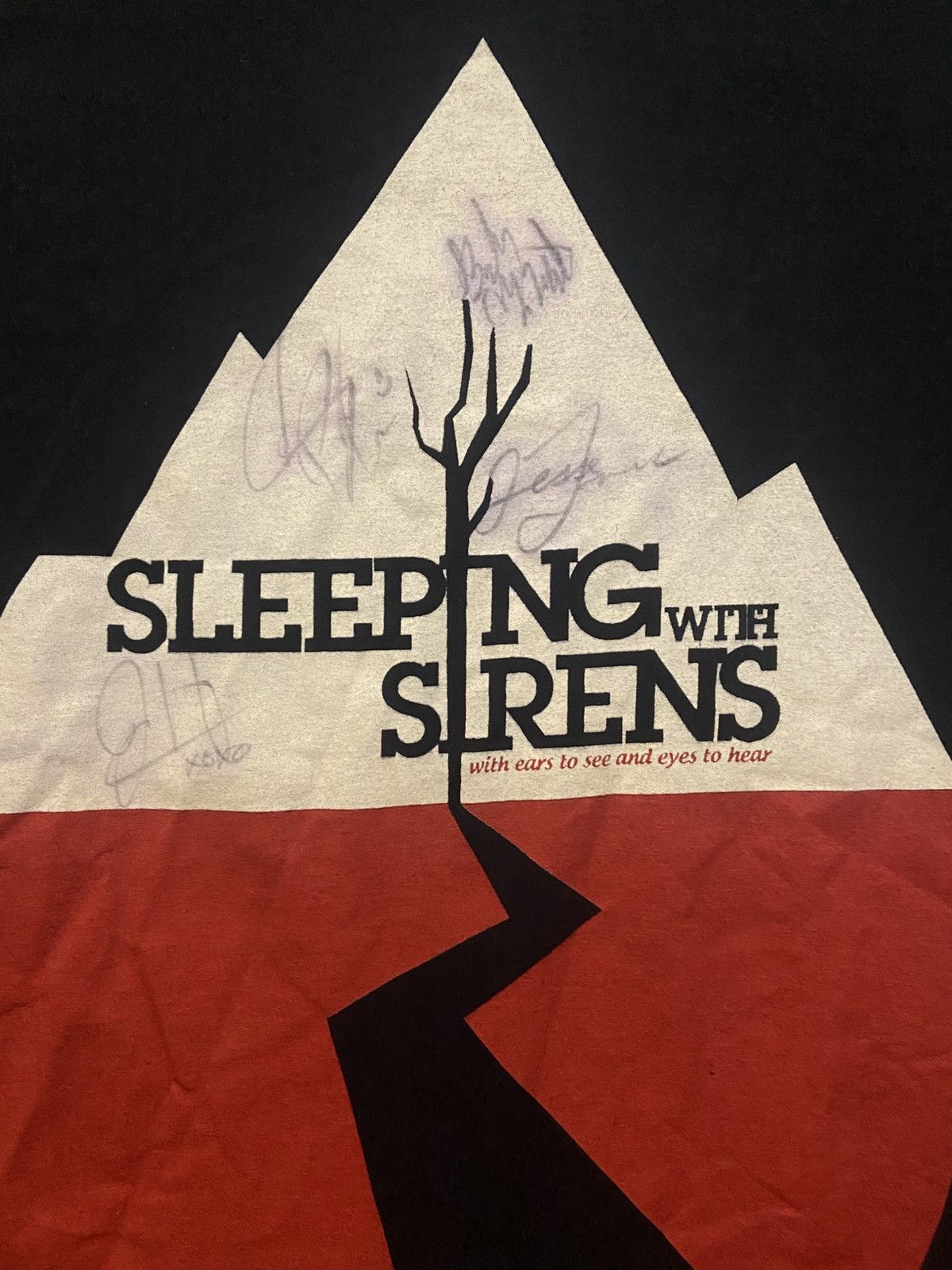 Band Tees Sleeping With Siren Signed Band tee 2010s Size US M / EU 48-50 / 2 - 3 Thumbnail