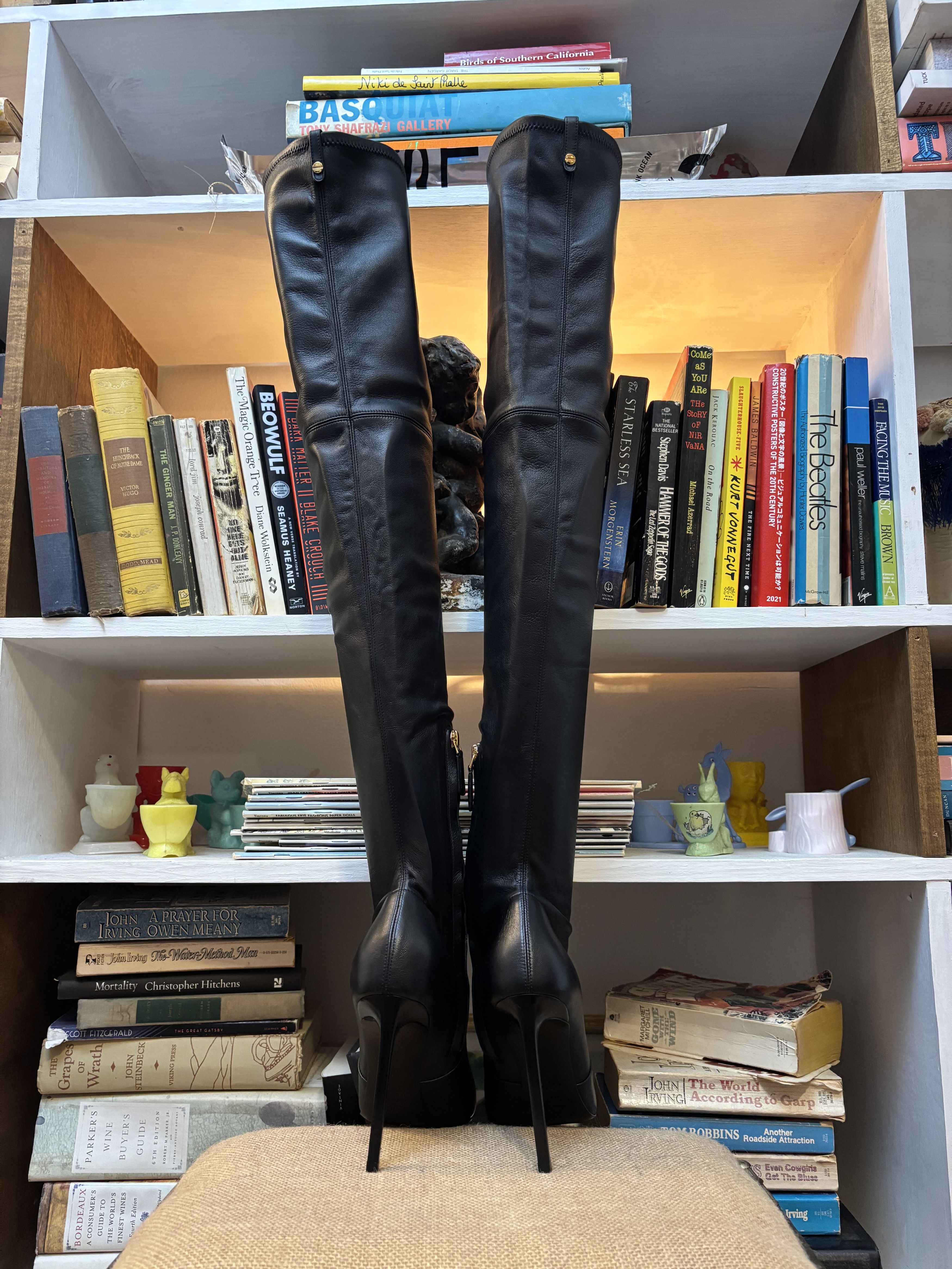Tom Ford Tom ford T Screw Over-the-knee leather boots Size US 6 / IT 36 - 2 Thumbnail