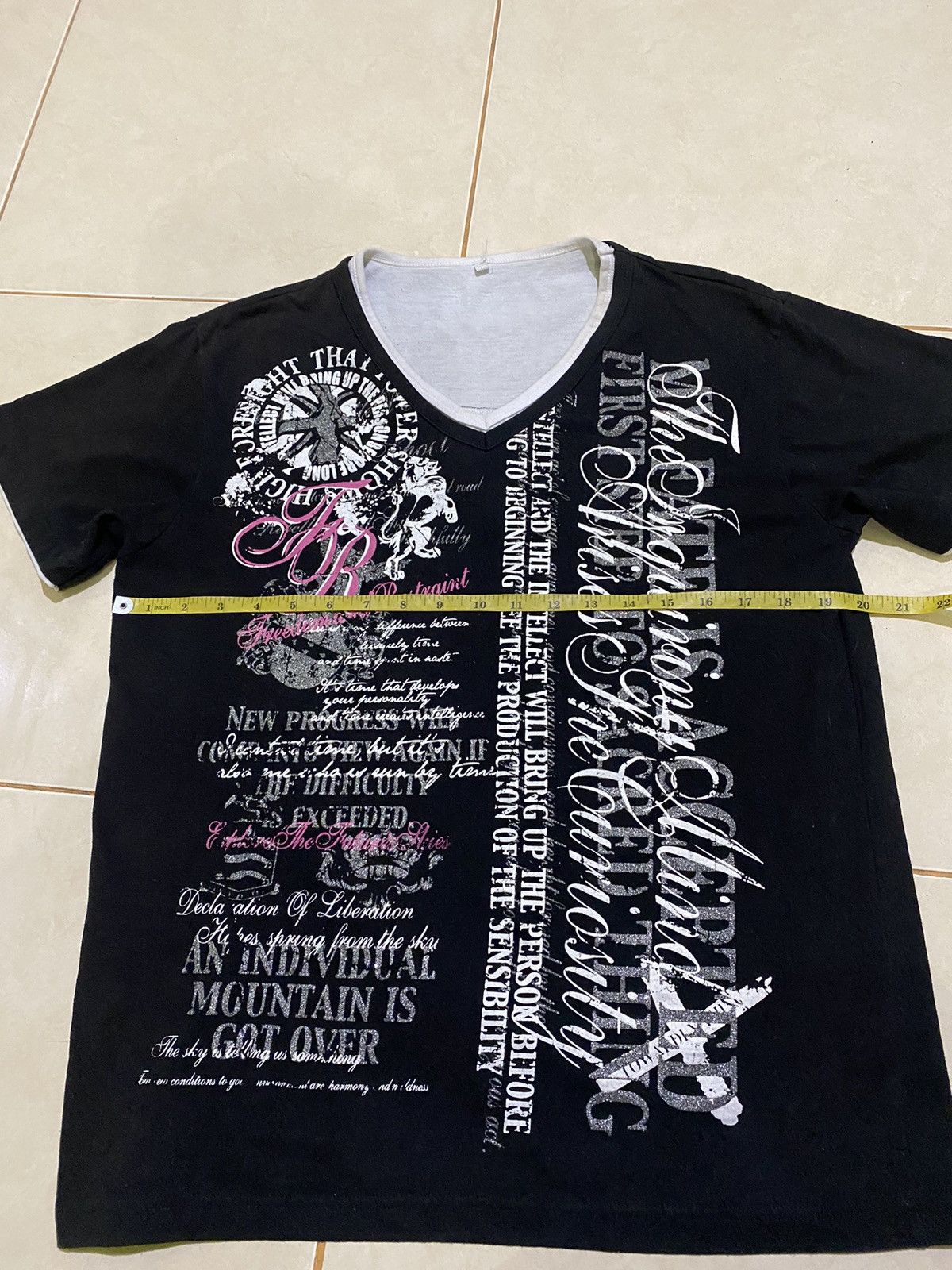 Hysteric Glamour × If Six Was Nine × Japanese Brand Y2k double layer ifsixwasnine style tshirt Size US L / EU 52-54 / 3 - 6 Thumbnail
