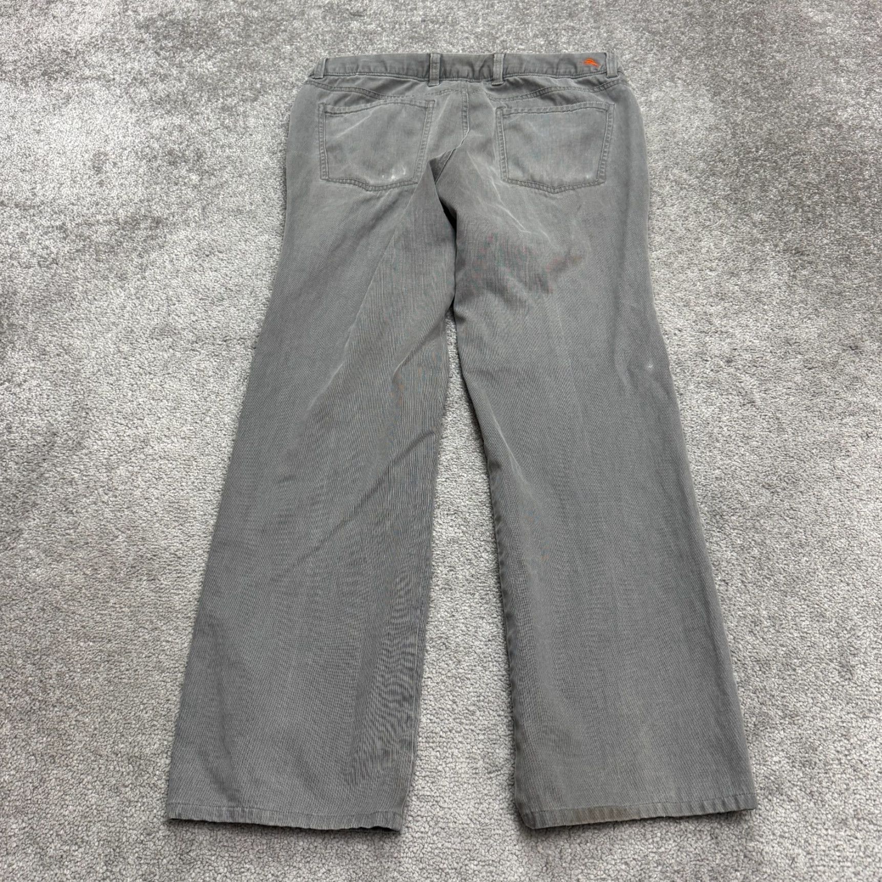 Tommy Bahama Tommy Bahama Boracay 5-Pocket Pants Mens 34x32 Gray Straight Leg Casual Classic Size US 34 / EU 50 - 2 Thumbnail
