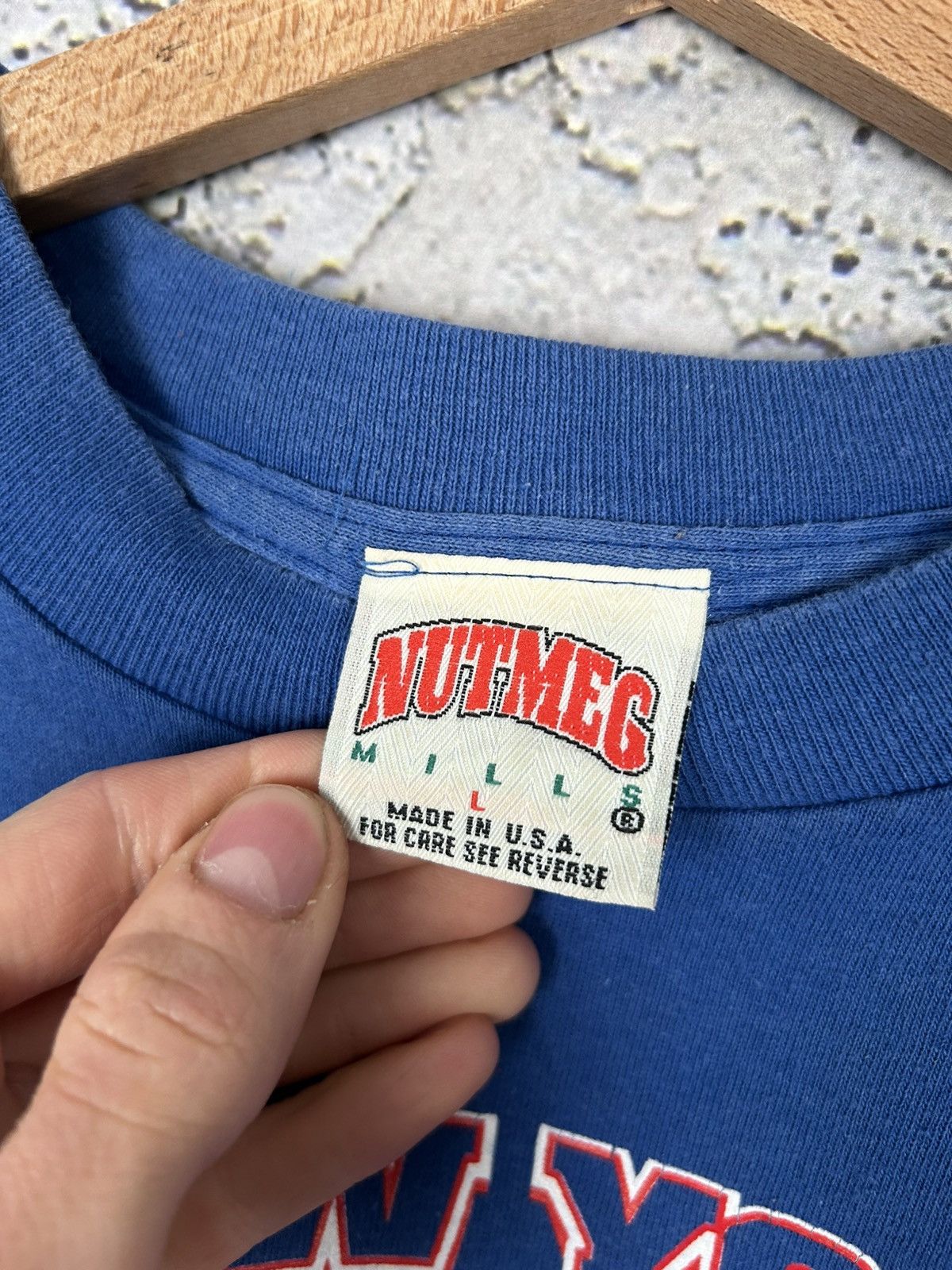 Other Vintage 1994 New York Rangers Nutmeg 90s NHL Sport Tee Size US L / EU 52-54 / 3 - 7 Thumbnail