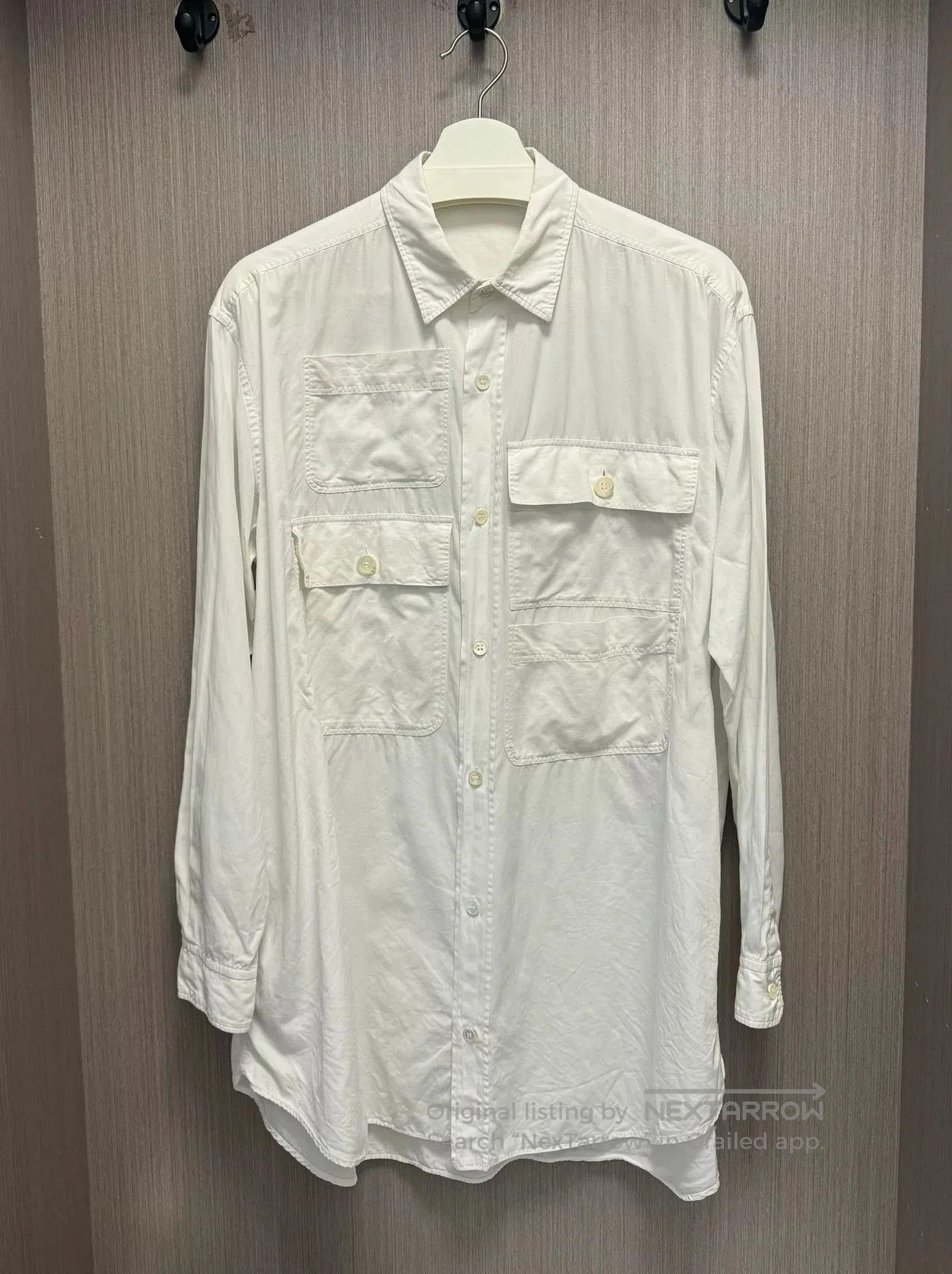 Yohji Yamamoto Multi Pocket Military Shirt.