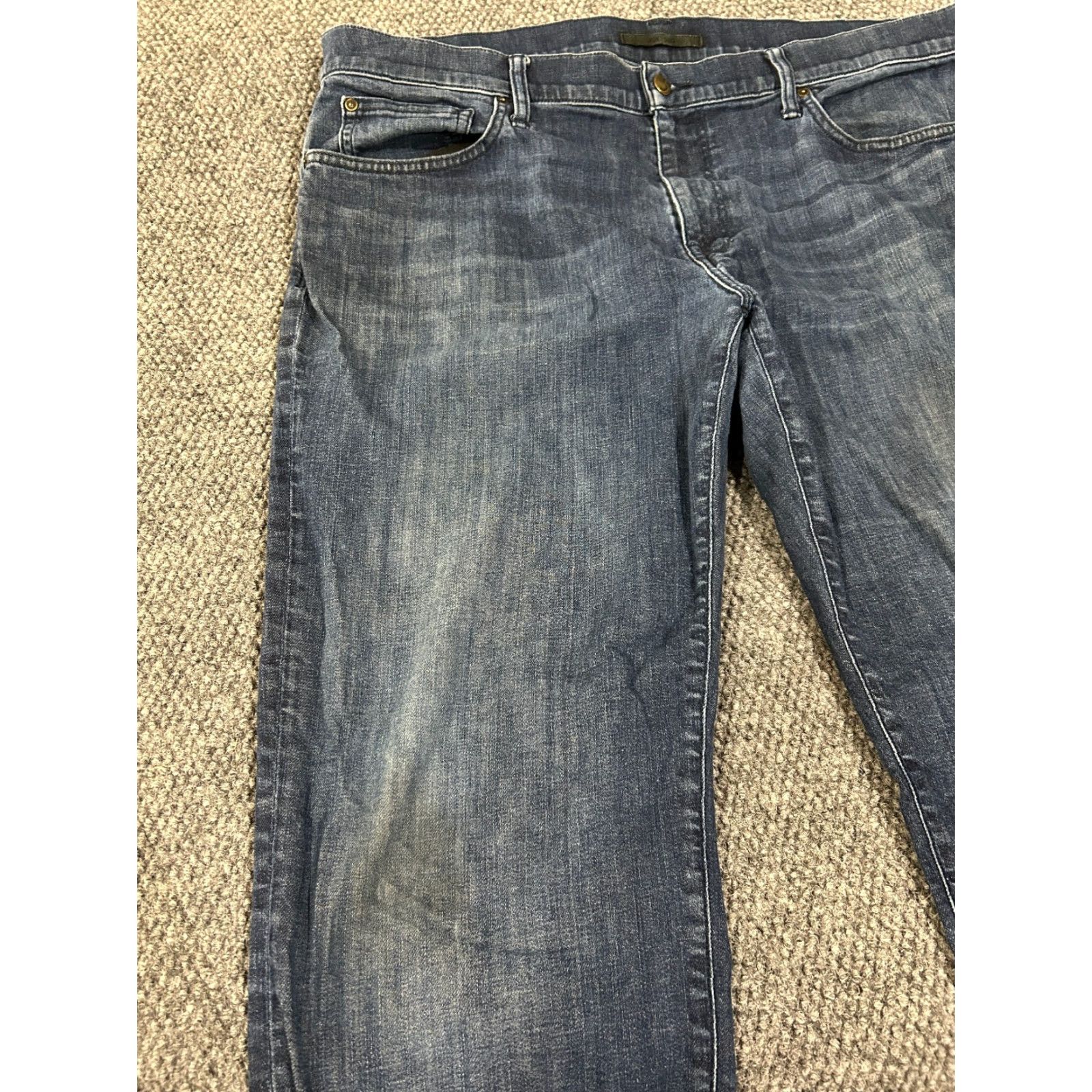 Vintage Joe’s Jeans Mens 40x33 Jeans Dark Blue Classic Straight Leg 5-Pocket Denim Stretch Regular Inseam 33 Size US 40 / EU 56 - 3 Thumbnail