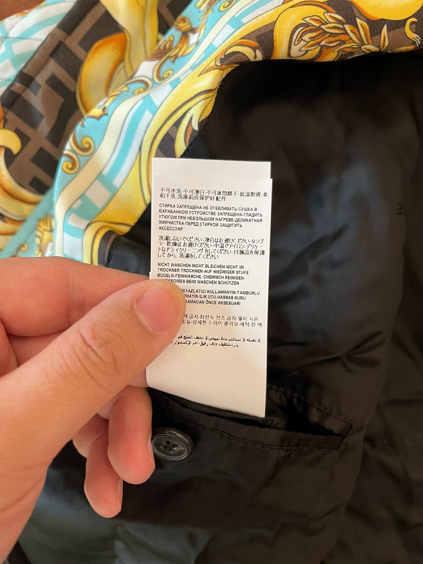 Versace Versace x Fendi Silk FF Jacket 48 New With Tags Size US M / EU 48-50 / 2 - 8 Thumbnail