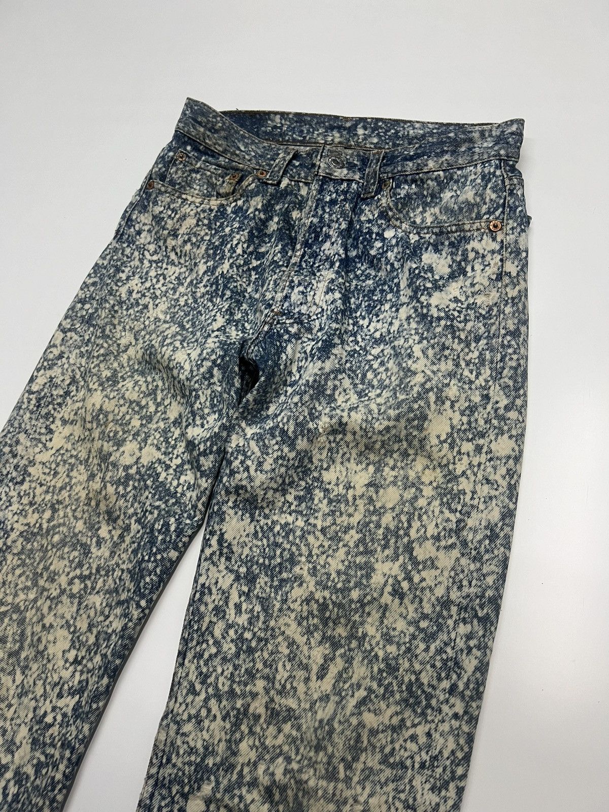 Levi's Vintage 80s Levi's Acid Wash Denim Jeans Size 30 Size US 30 / EU 46 - 3 Thumbnail