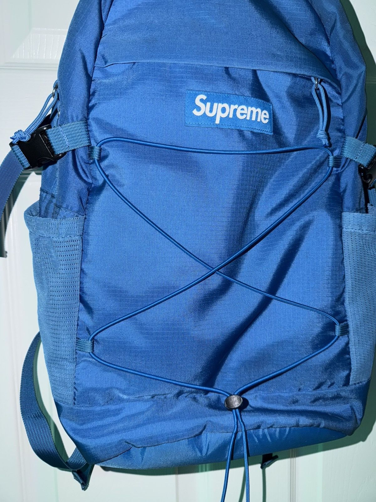 Supreme Supreme 16SS Tonal Backpack Blue Logo Size ONE SIZE - 3 Thumbnail
