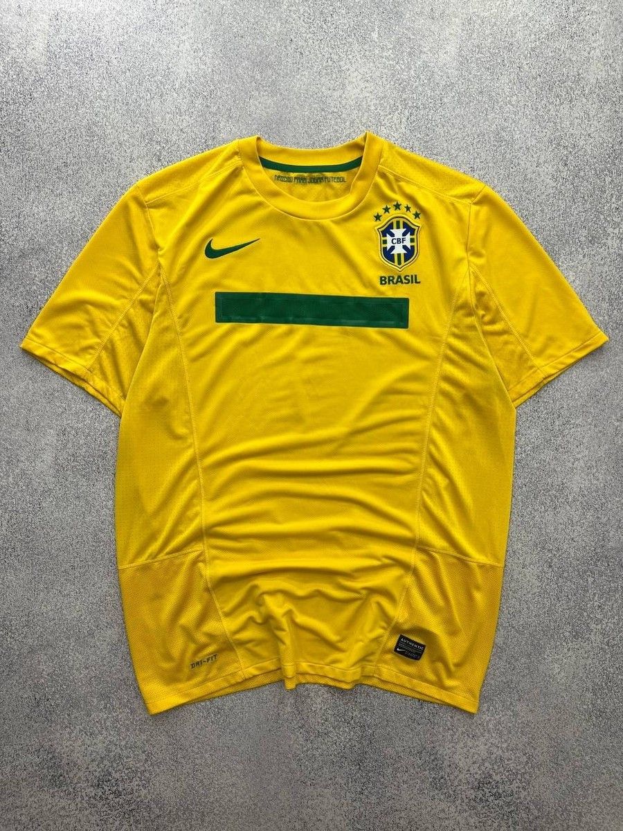 Nike Brazil National Team Nike Dri-FIT Jersey L 405504-703 Size US L / EU 52-54 / 3 - 1 Thumbnail