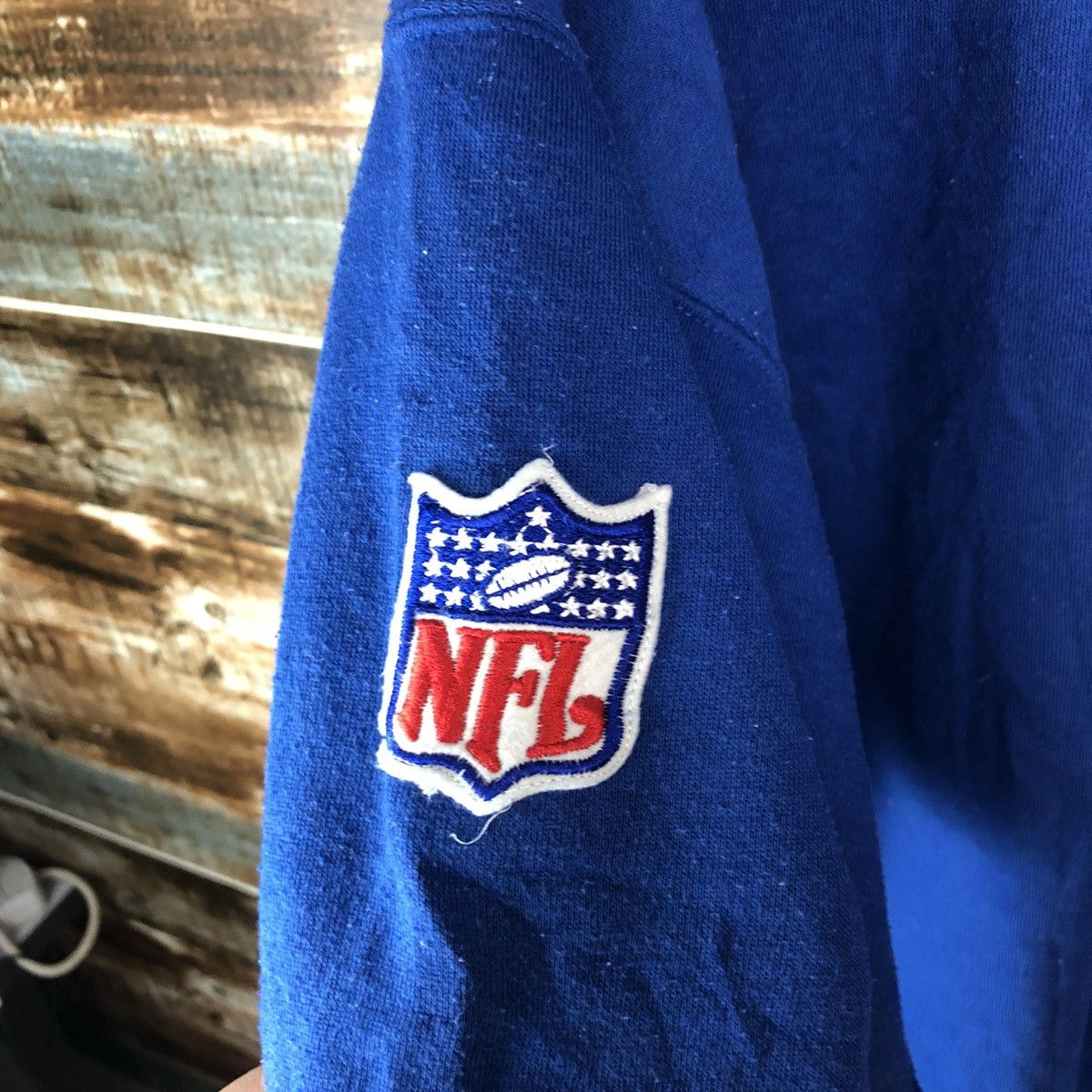 NFL × Starter American Football NFL Blue Jersey sweatshirt #A2029 Size US L / EU 52-54 / 3 - 22 Thumbnail
