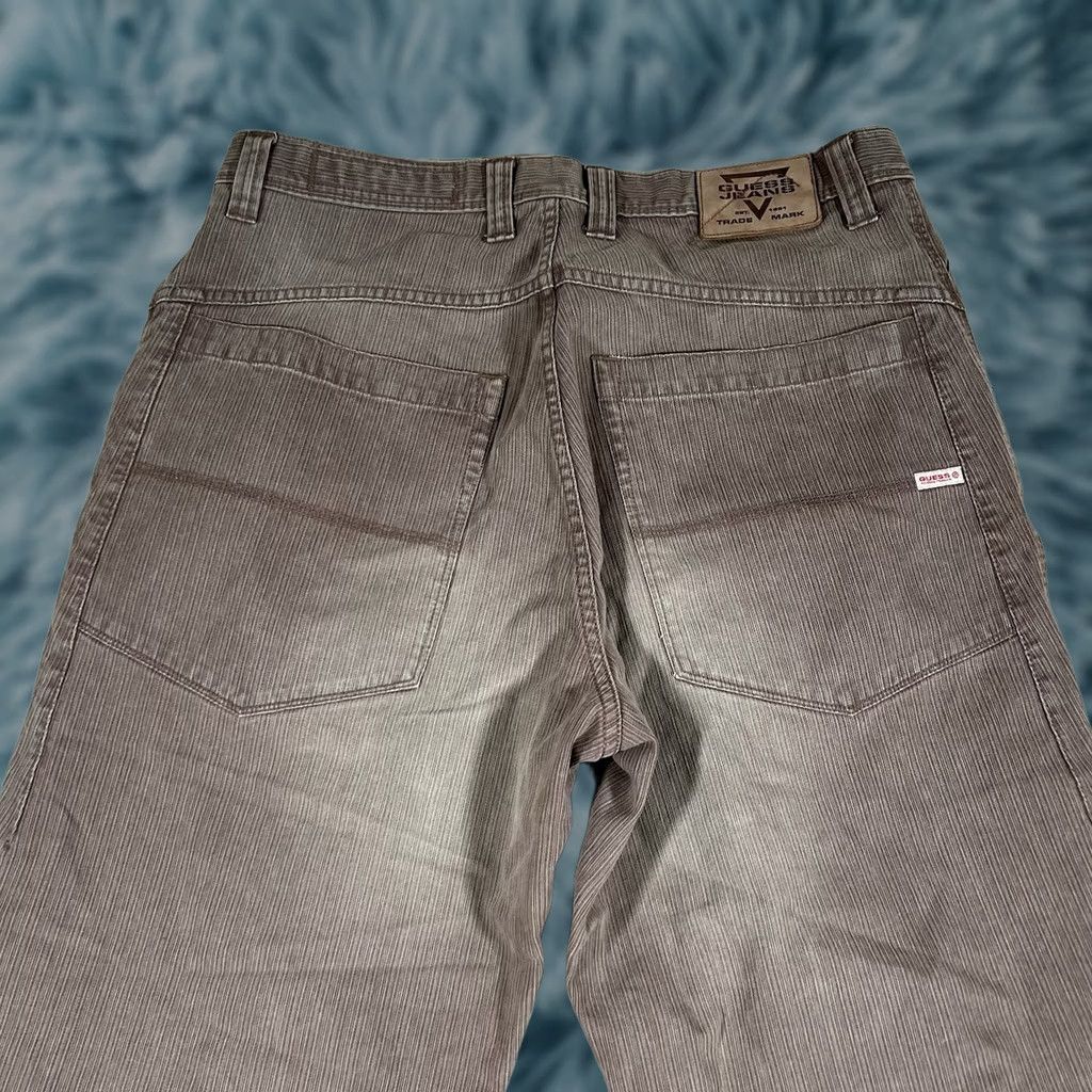 Guess VINTAGE GUESS Jeans Brown Wide-Leg Denim 34x32 Mens USA Baggy 90s Size US 32 / EU 48 - 1 Thumbnail