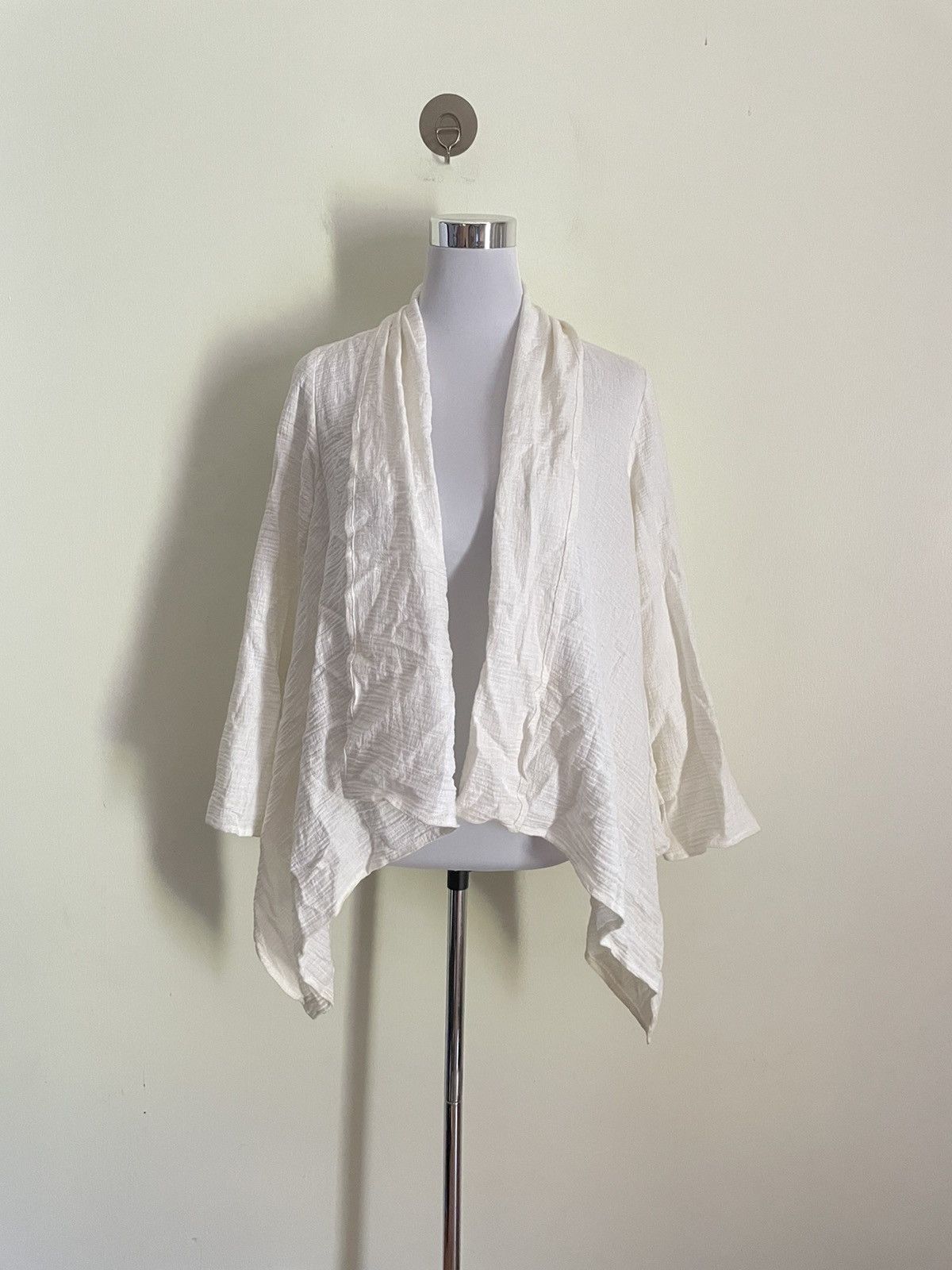 Other Eileen Fisher White Cardigan Size S / US 4 / IT 40 - 1 Thumbnail