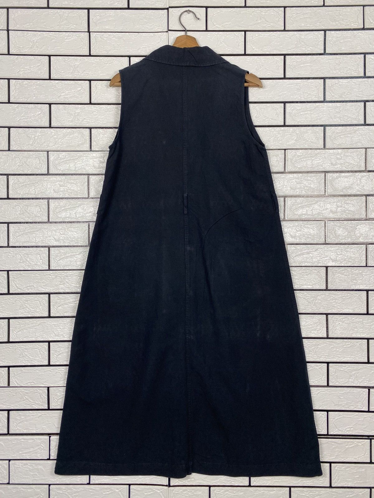 JW Anderson 📌Rich Black Long Jacket Sleeveless Uniqlo JW Anderson Size US M / EU 48-50 / 2 - 12 Thumbnail