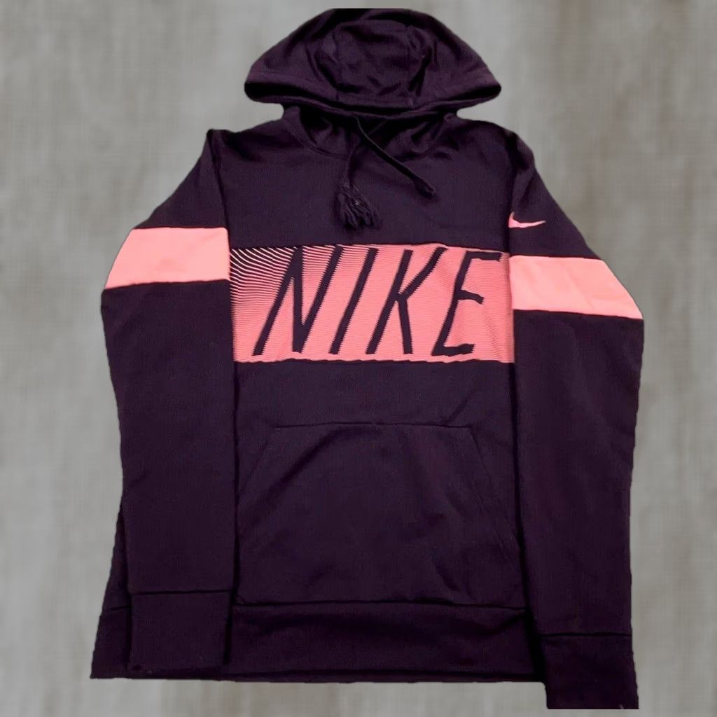 Nike Nike Hoodie Women Medium Purple Pink Mint Dri Fit Spell Out Sweatshirt Size M / US 6-8 / IT 42-44 - 1 Thumbnail