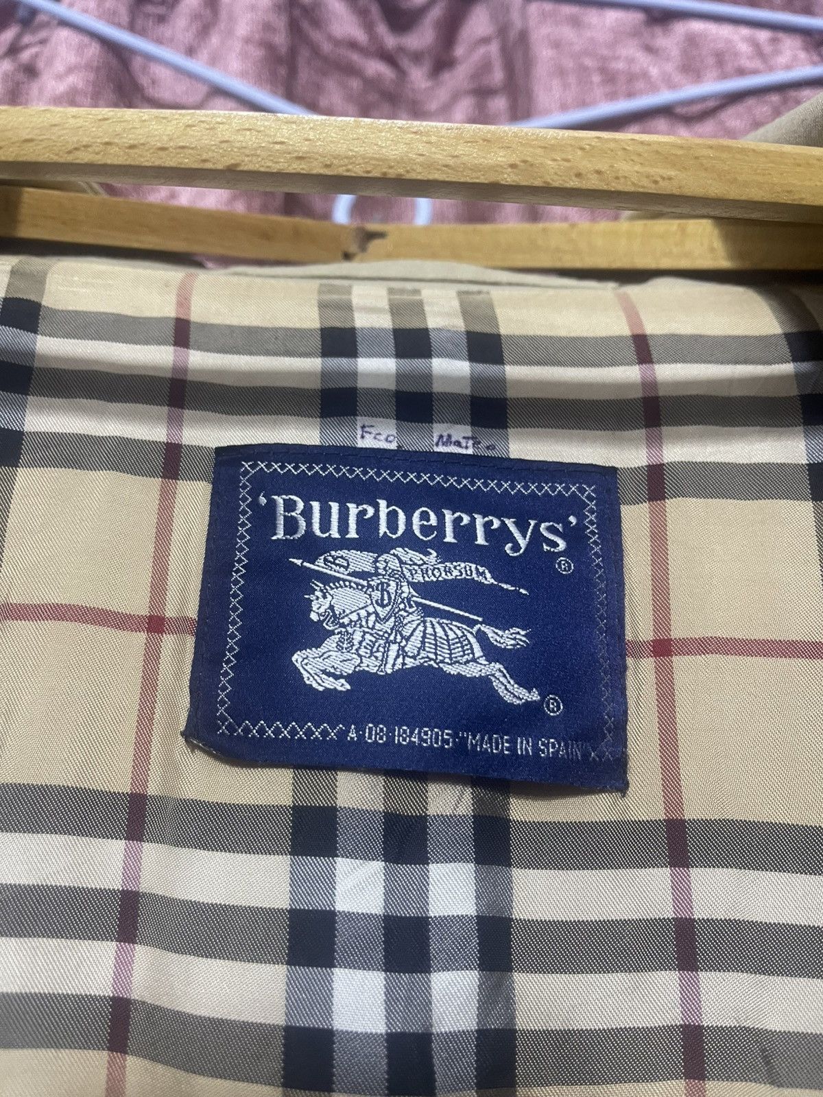 Burberry × Burberry Prorsum × Vintage VINTAGE BURBERRYS TRENCH COAT NOVA CHECK BEIGE Size US XL / EU 56 / 4 - 9 Thumbnail