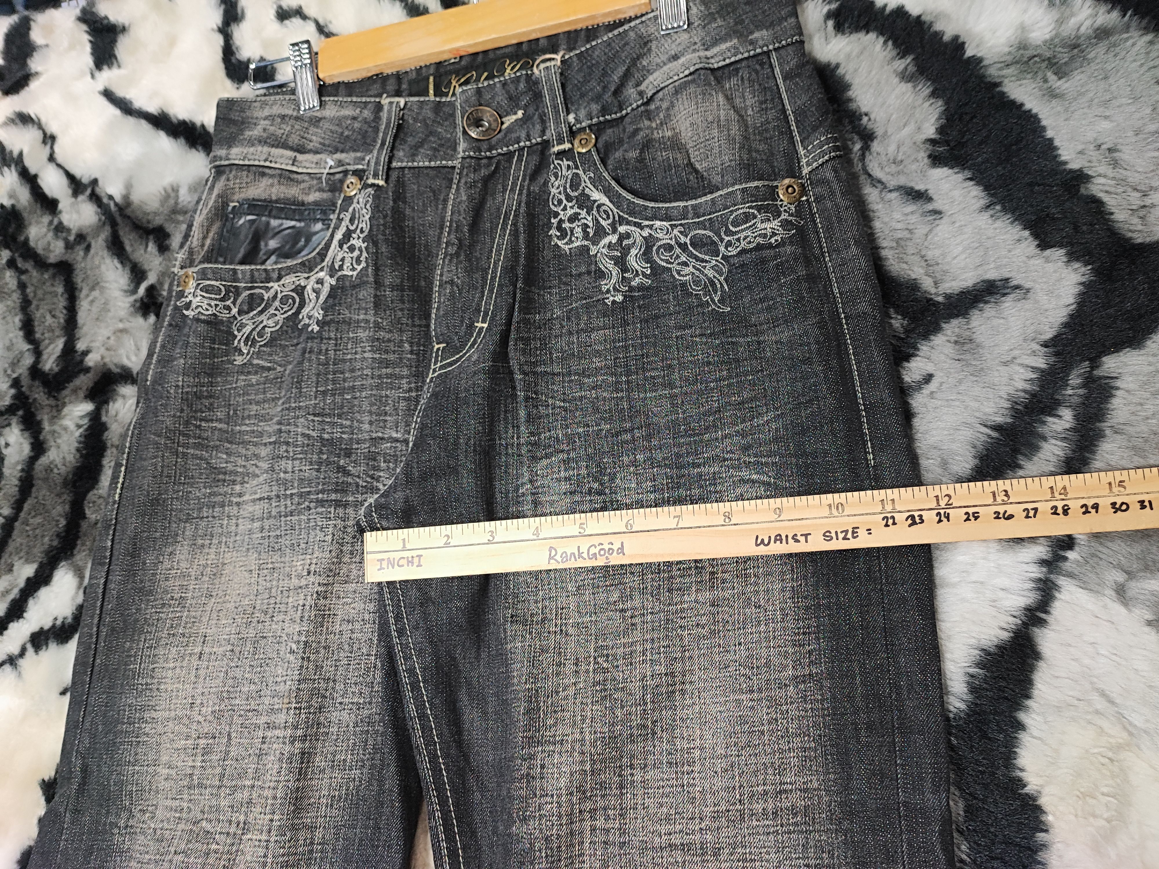 Karl Kani Vintage 90’s Style Karl Kani Baggy Distress Jean Size US 30 / EU 46 - 7 Thumbnail