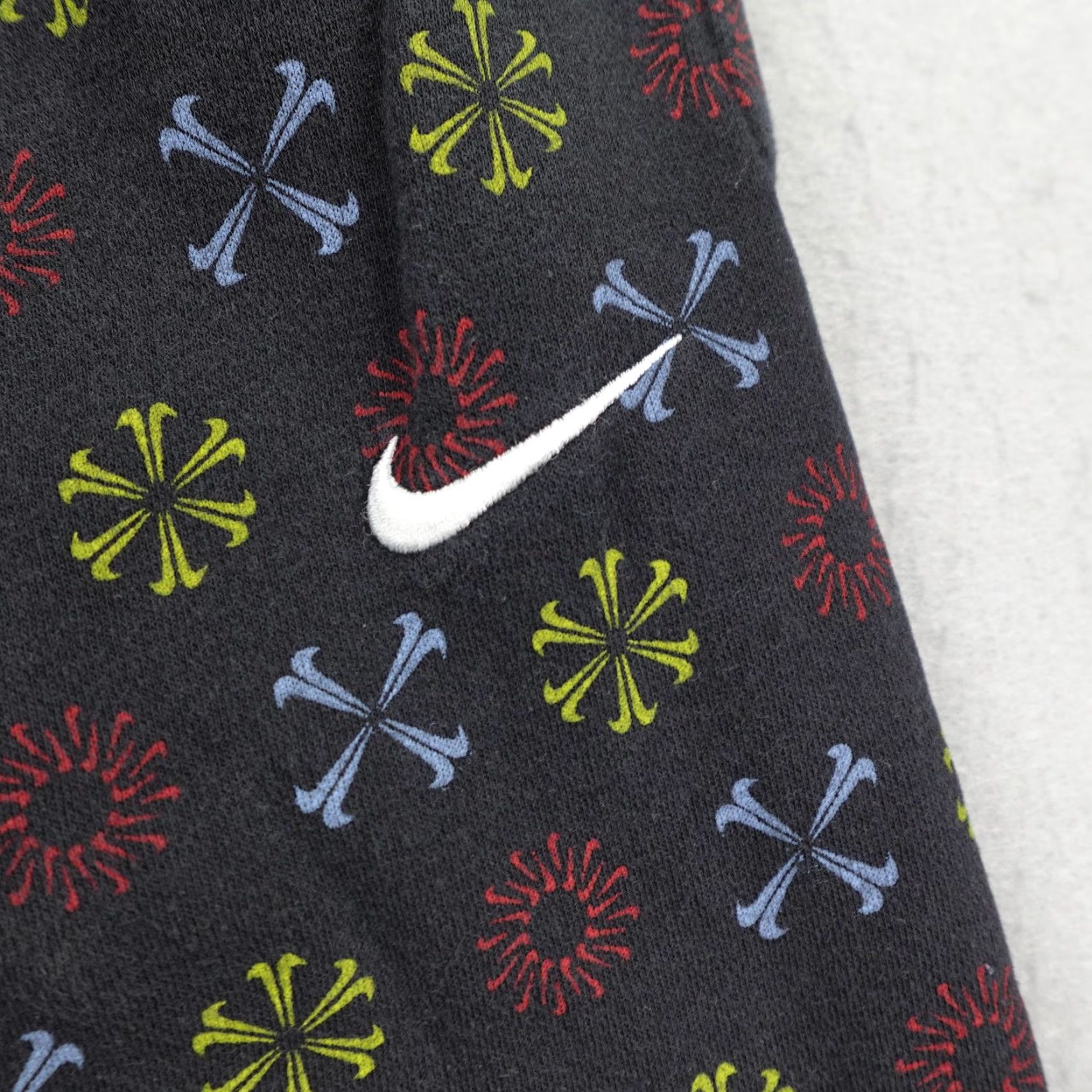 Nike Nike Pants Mens Medium Black Club Fleece Monogram Joggers Sweats Sweatpants Gym Size US 31 - 4 Thumbnail