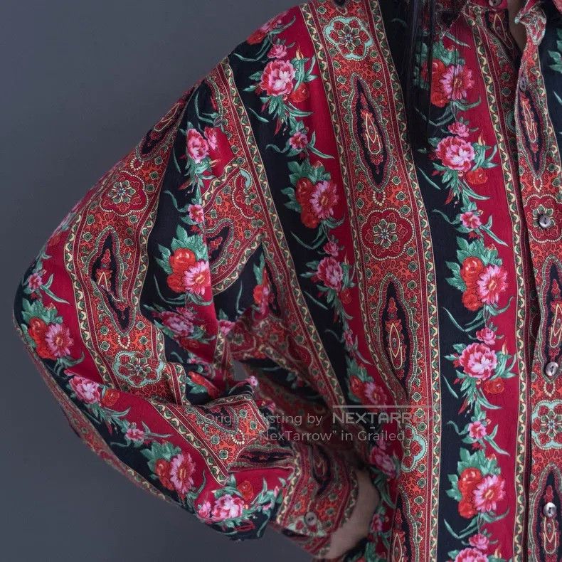 Kenzo Kenzo Men's floral ethnic style shirt Size US M / EU 48-50 / 2 - 6 Thumbnail