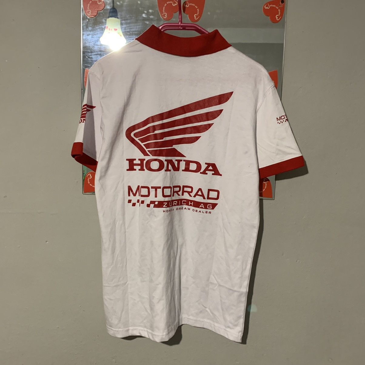 Honda Vintage Honda Motorrad Racing y2k Polo Tee Size US L / EU 52-54 / 3 - 1 Thumbnail