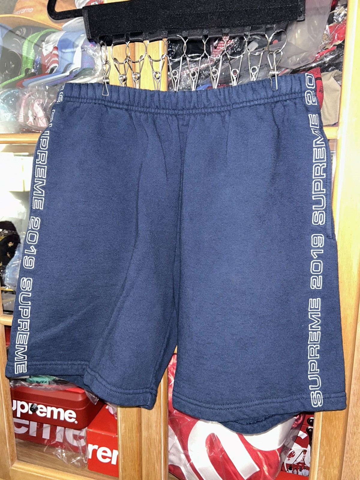 Supreme Supreme Topline Sweatshorts SS19 size Medium Size US 34 / EU 50 - 1 Thumbnail