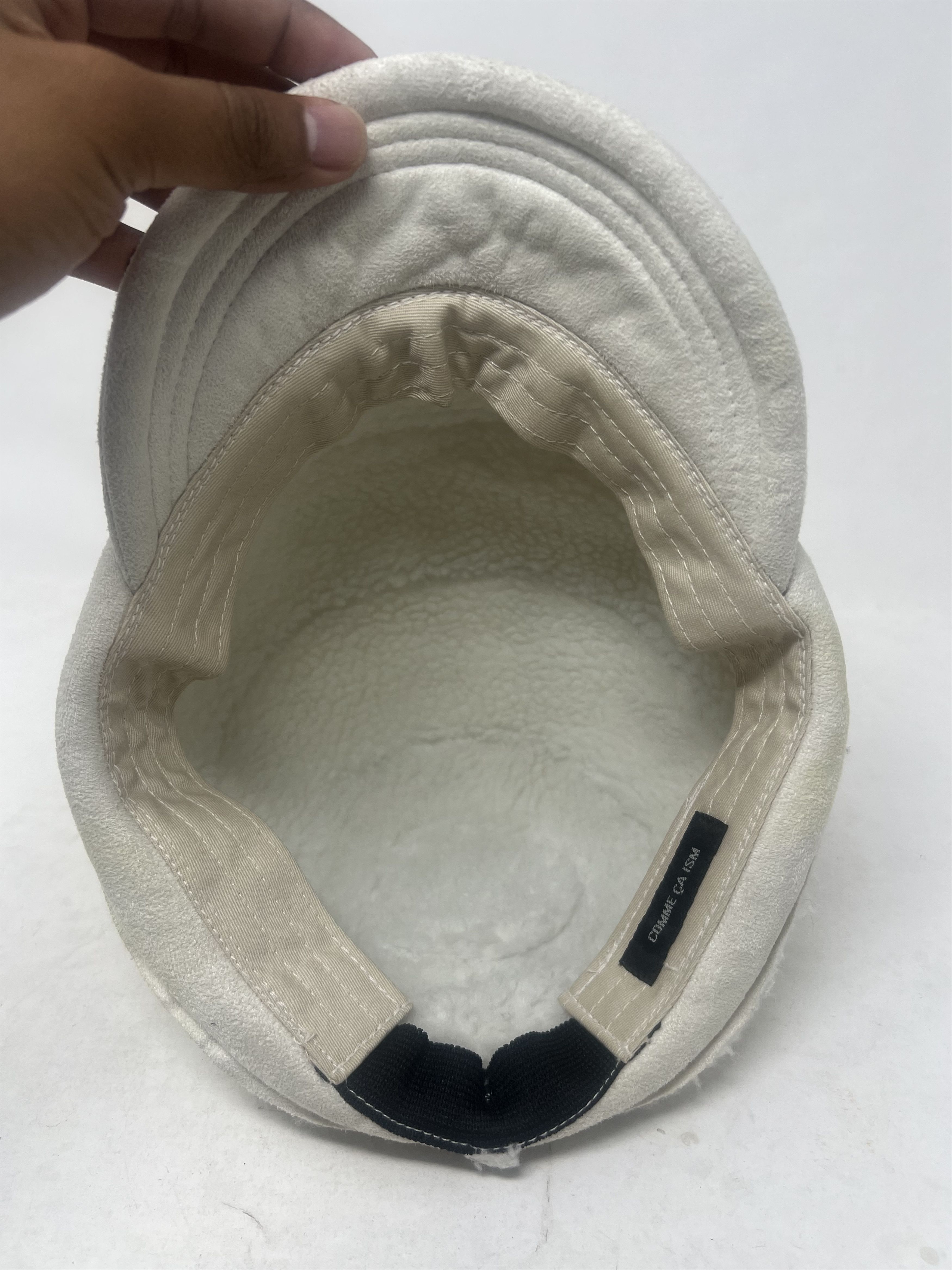 Japanese Brand Comme Ca Ism Betmar Ivory Woll Sheepskin Hat Size ONE SIZE - 7 Thumbnail
